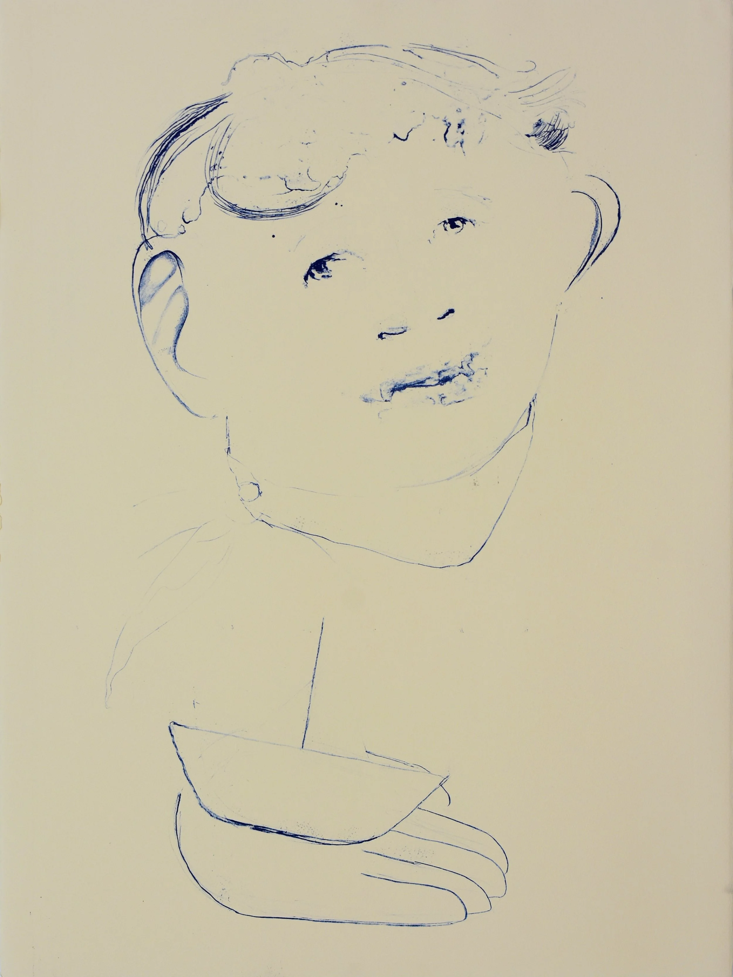 My Dim and Fitful Son (2/5) (2020), waterless lithograph on printer's paper, 78 × 52 cm