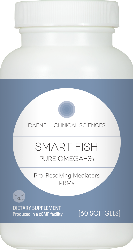Smart Fish clinical omega-3 PRMs supplement bottle