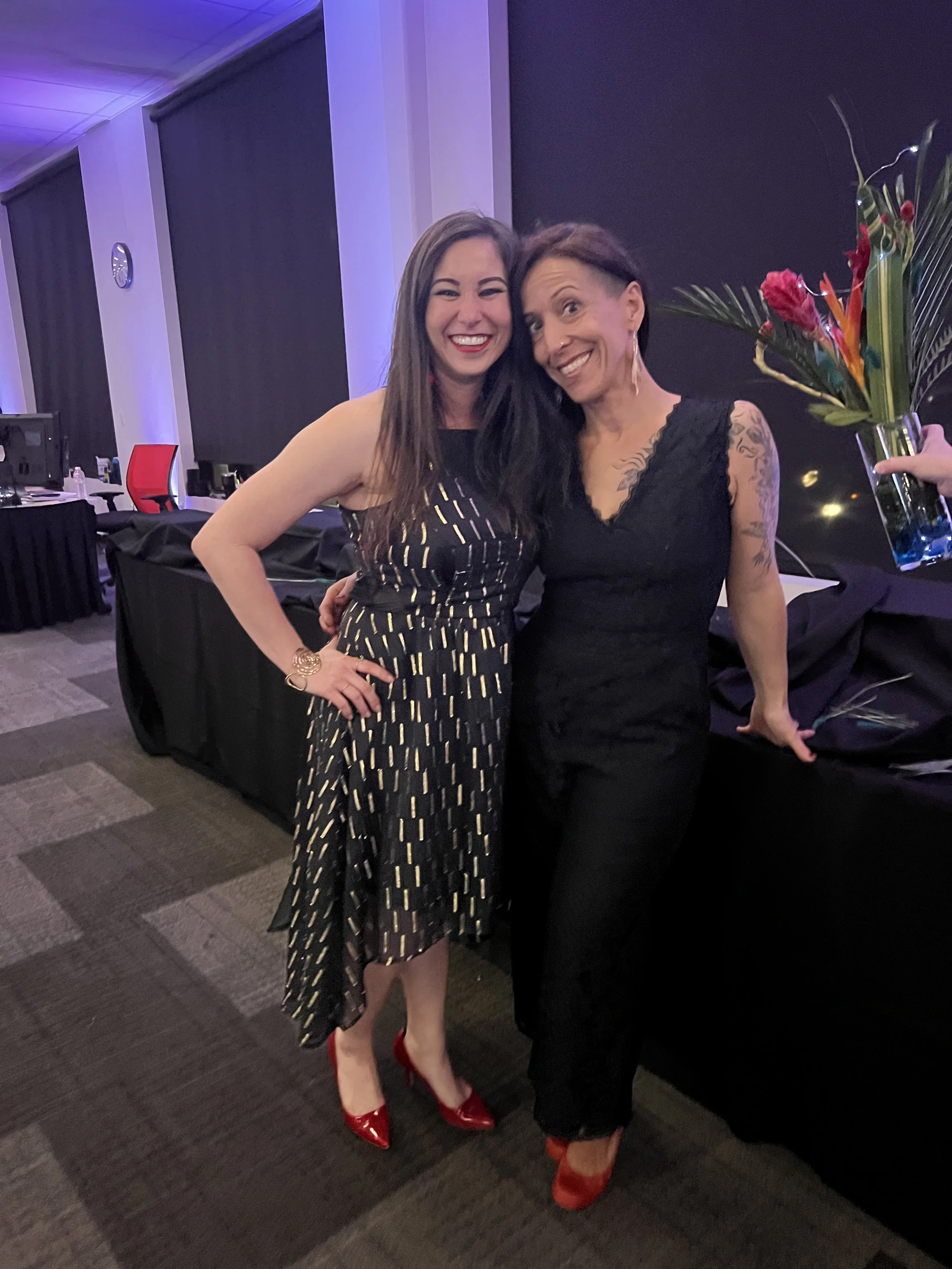 Founder Kelleigh Gamble next to Development Director Renata Moreira
