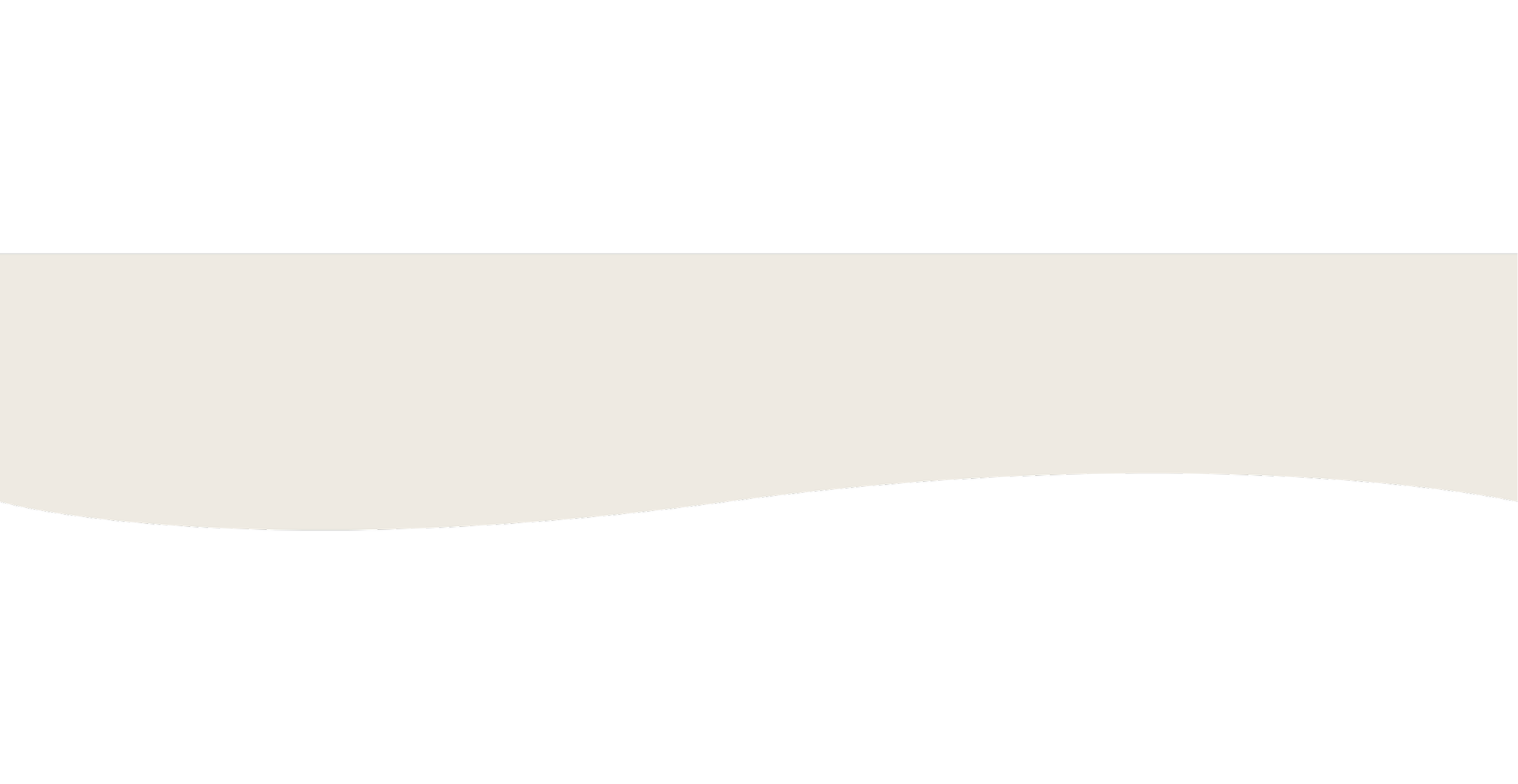 Beige wavy divider shape element.