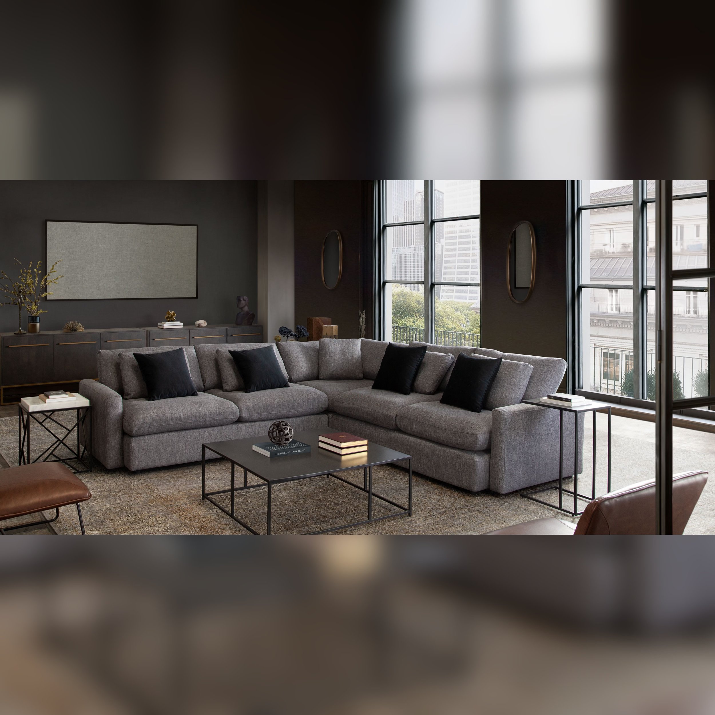 Arcadia 3PC Upholstered Sectional