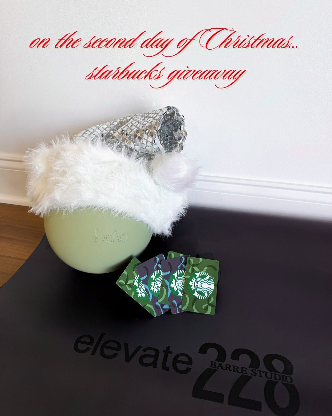 On the 2nd Day of Christmas&hellip; Elevate 228 gave away Starbucks! ☕✨We&rsquo;re treating 5 lucky people!!
How to Enter to Win:
✨ Like &amp; Share our Day 1 &ldquo;A Referral Christmas&rdquo; post (from yesterday)
✨ Make sure you&rsquo;re following