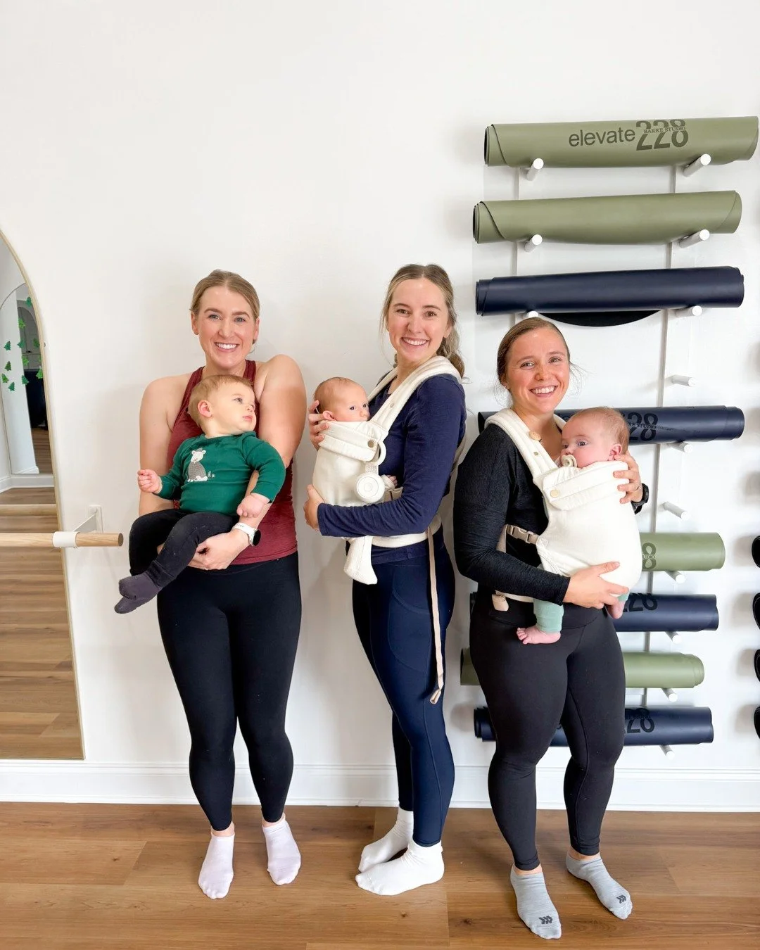 We had an awesome time at our first Barre + Baby class 🤍 This month, we&rsquo;re offering this class once a week, starting this week!  Looking for the best option to attend? The perfect membership for Barre + Baby is our 4-class pack for $69/month ✨