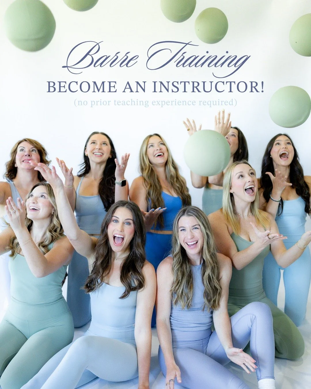 Interested in joining our fabulous team of barre instructors? We are hosting another in-person training on August 2nd, and we would love to see you there! You can email info@elevate228.com for more information! Spots are limited!