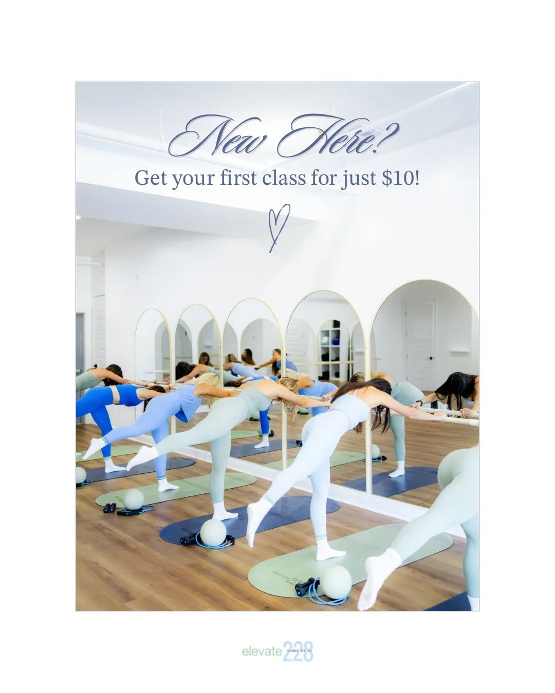 Never tried barre before? This is your sign to book a class! First one is just $10! Sign up with the link in our bio and text 228-327-1905 if you have any questions 🥰