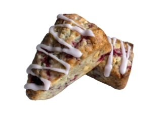 White Chocolate Raspberry Scone