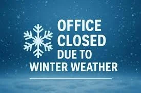 Main Office Closed Due to Winter Weather