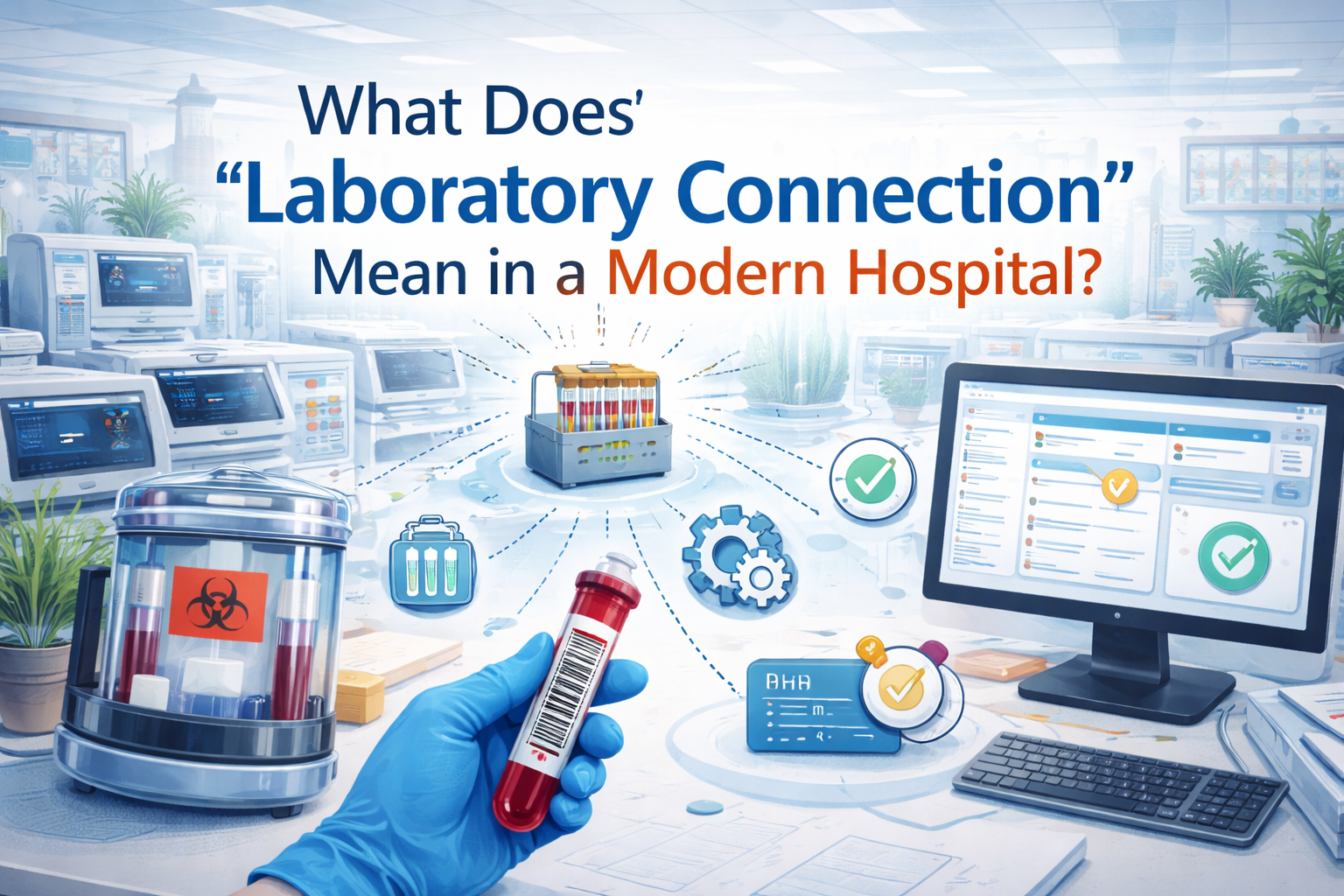 What Does 'Laboratory Connection' Mean in a Modern Hospital?