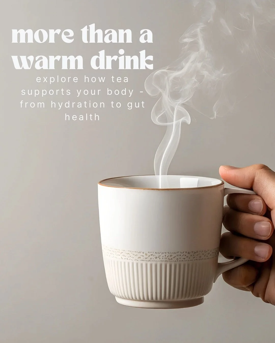 When the weather turns chilly, tea becomes more than a drink &mdash; it&rsquo;s a warm moment of calm. But each blend also has unique nutrition perks!

And here&rsquo;s a fun fact &mdash; tea counts toward your daily water goal. It&rsquo;s a cozy, fl