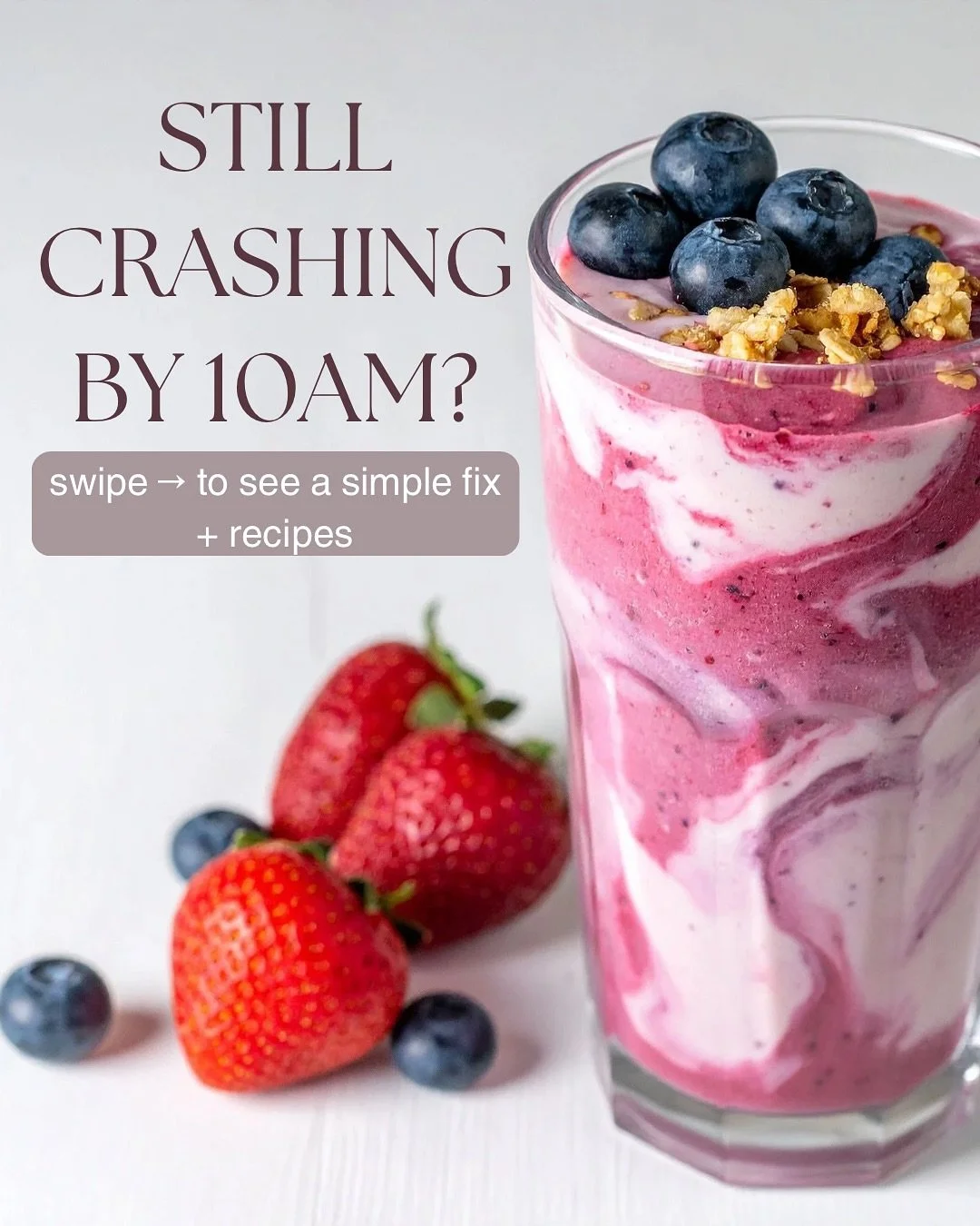 What if the secret to fewer crashes and cravings starts with your first meal?

Protein is being added to everything right now&hellip; oats, coffee, even water (yes, really). And while meeting your protein needs is important, it doesn&rsquo;t have to 