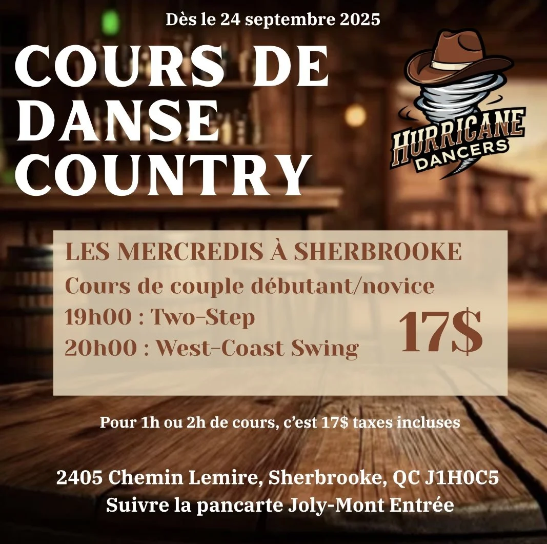 Cours de danse de couple à Sherbrooke