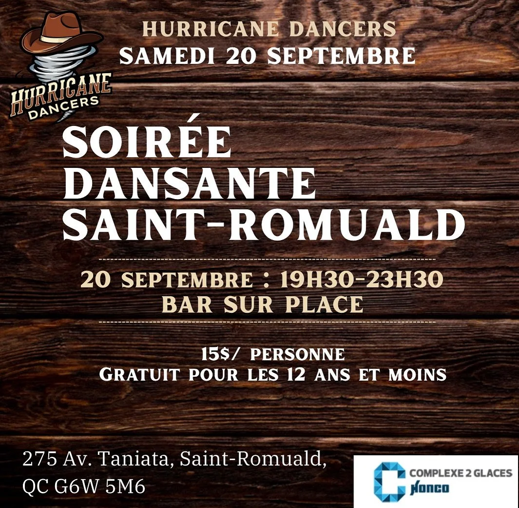 Soirée Honco Saint-Romuald