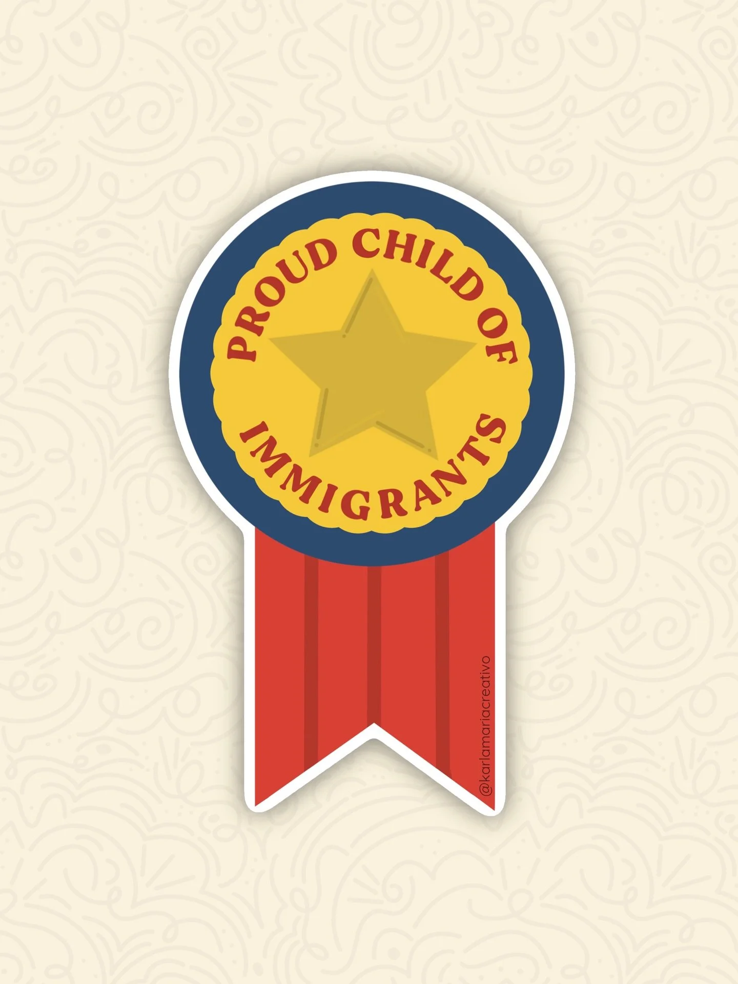 And I&rsquo;ll wear it as a proud badge forever and ever.

Made this sticker design a few years ago but it feels like the perfect time to give it a permanent spot on the grid. 

I am who I am because of the sacrifices of my parents and grandparents w