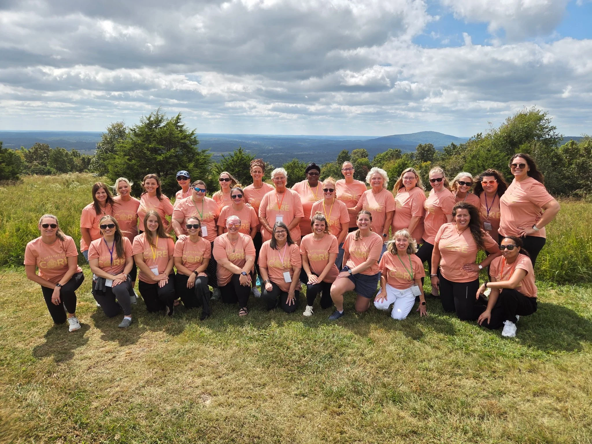Ladies who attended the 2026 Retreat on the mountaintop
