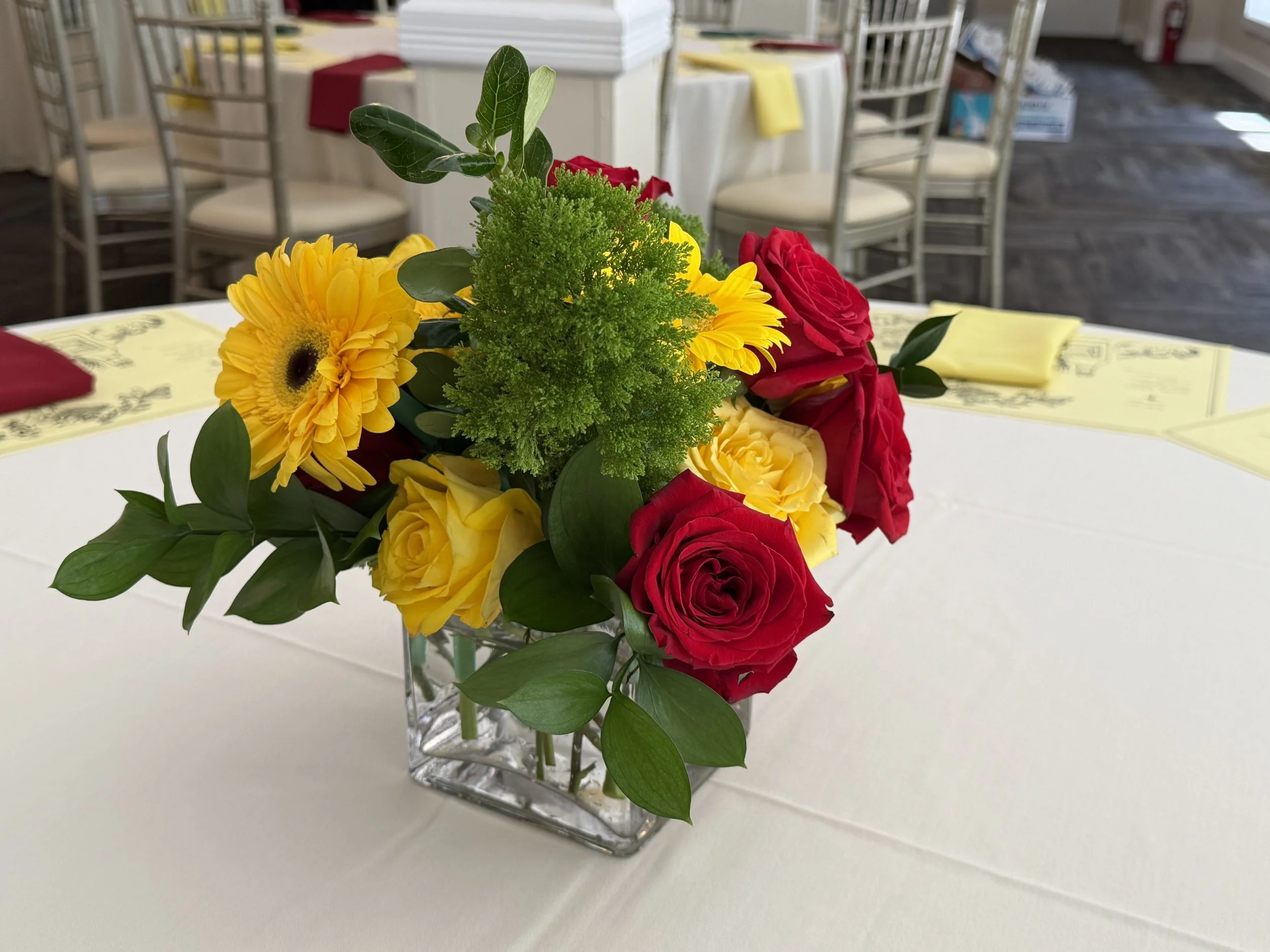 Banquet centerpieces by Mary Vaichus