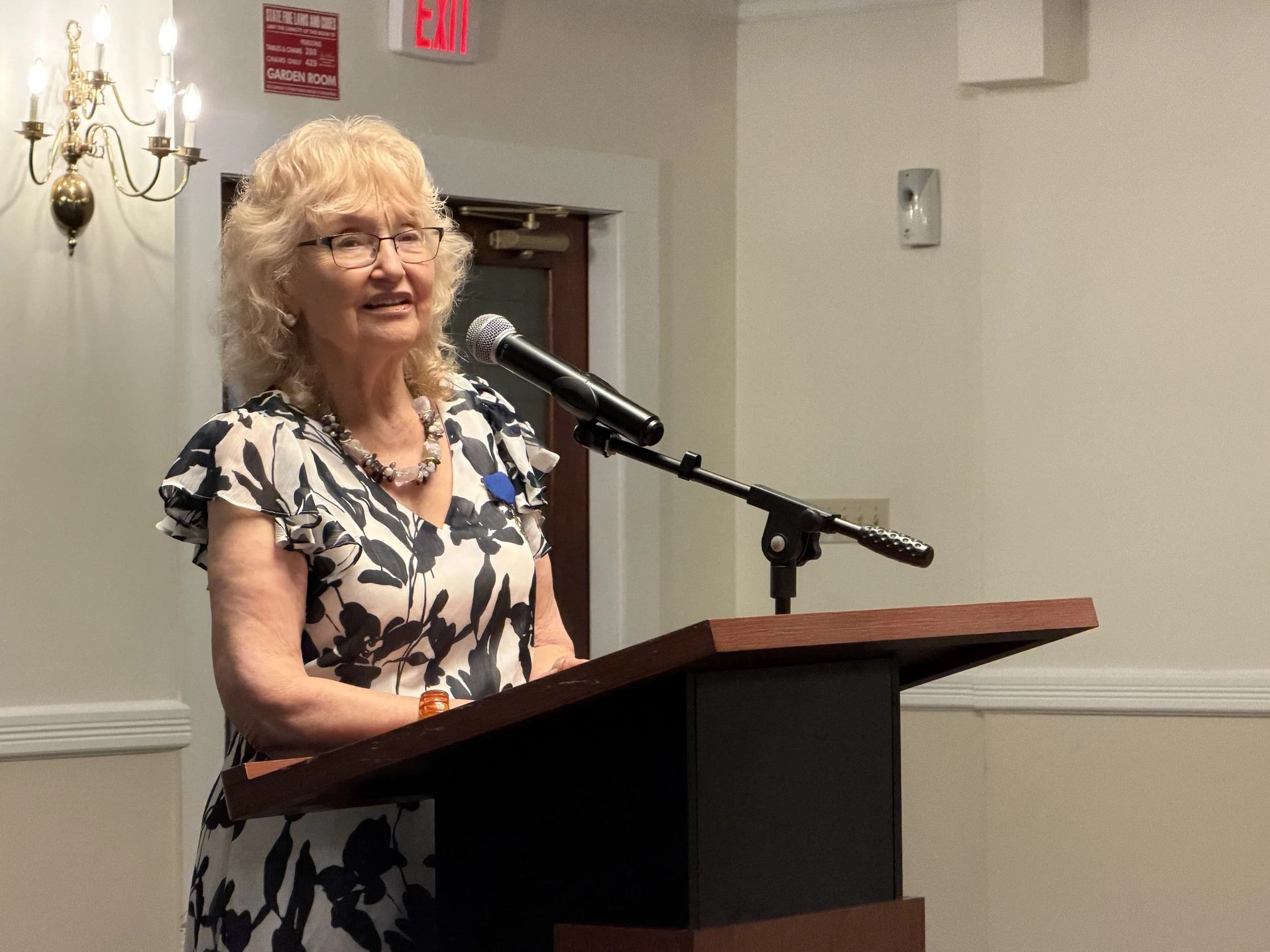 Barbara addressing our convention
