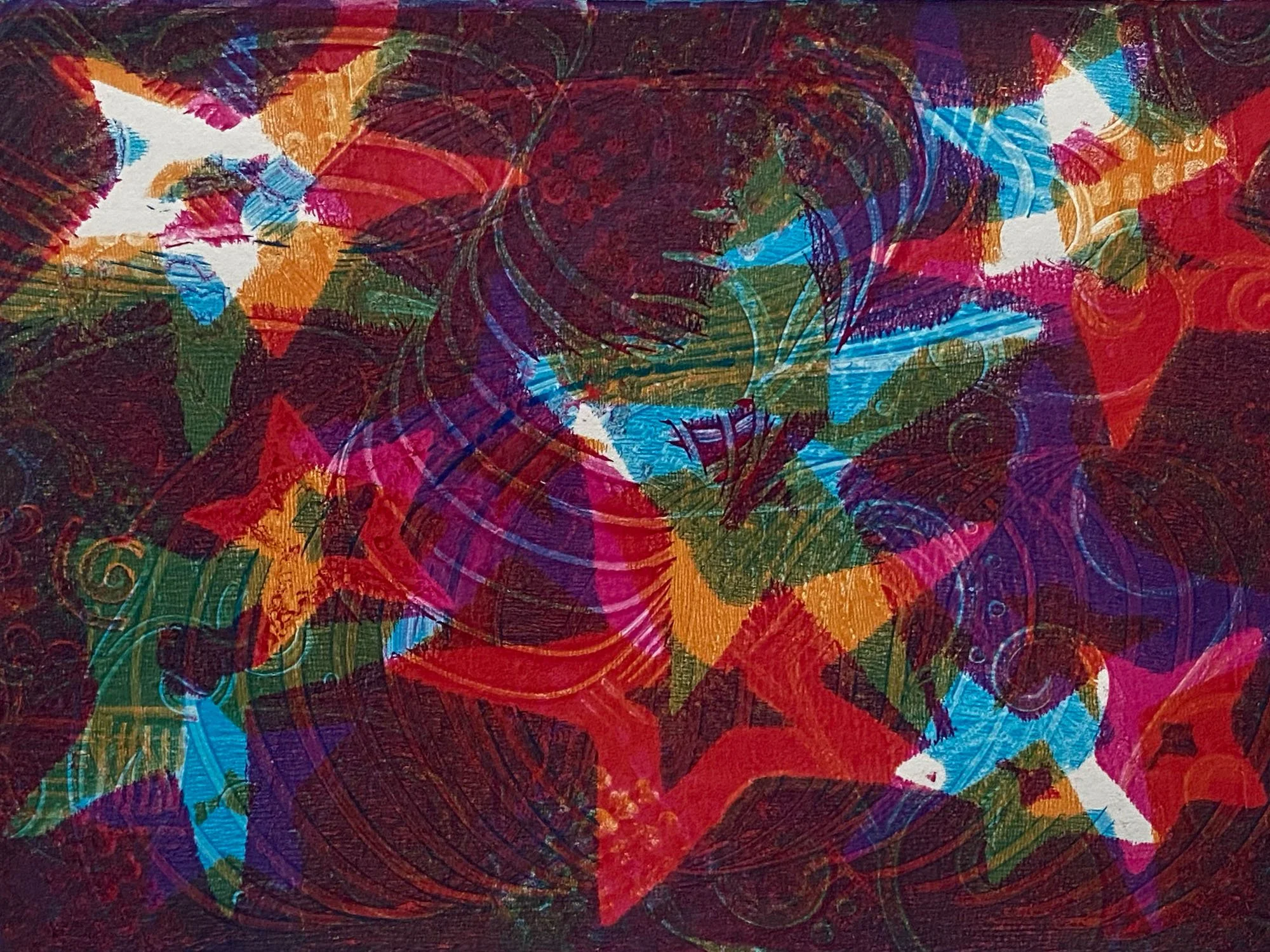 The Star Burst Collection, Starburst #1, Edition #1, 5"x7", Rio Grande, Ohio, 2025