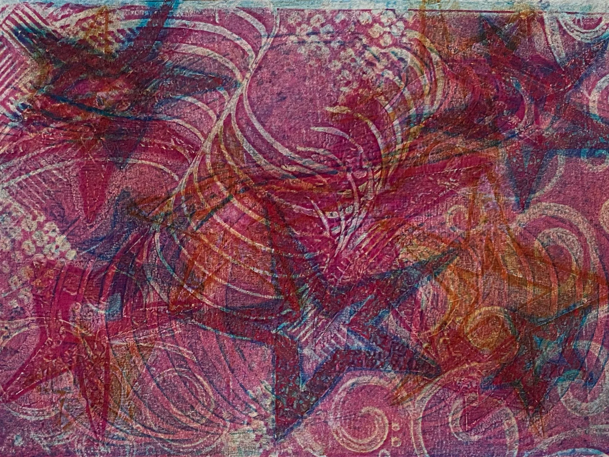 The Star Burst Collection, Starburst #1, Edition #2, 5"x7", Rio Grande, Ohio, 2025