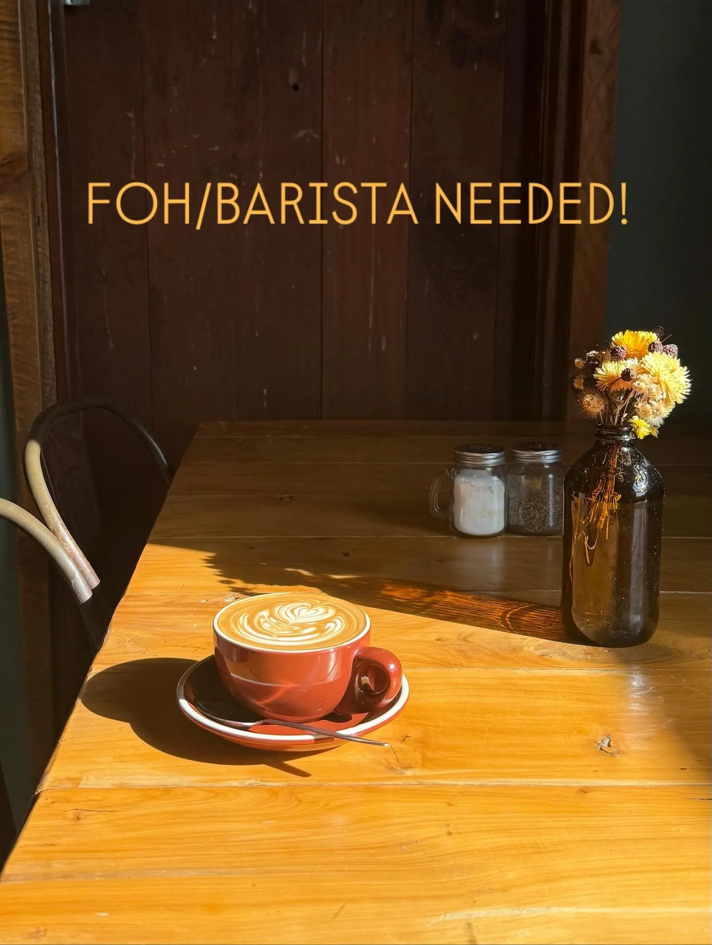 We&rsquo;re getting busier and need more hands on deck!

Cala is on the lookout for an experienced and reliable Front of House team member to join us from the beginning of October.

We&rsquo;re after someone who:
- Has proven barista experience (must