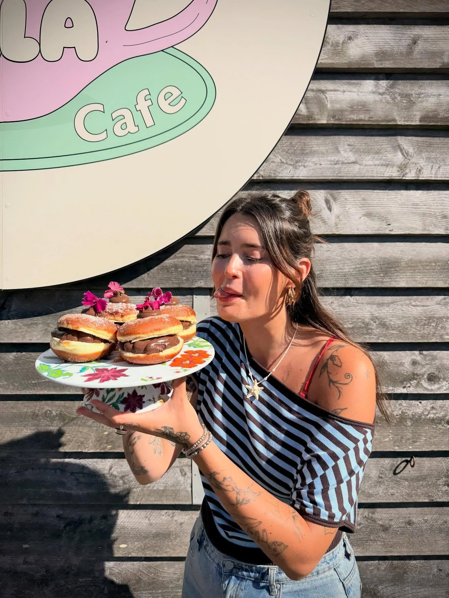 Chocolate Coffee Donuts - one left for the lucky taker!