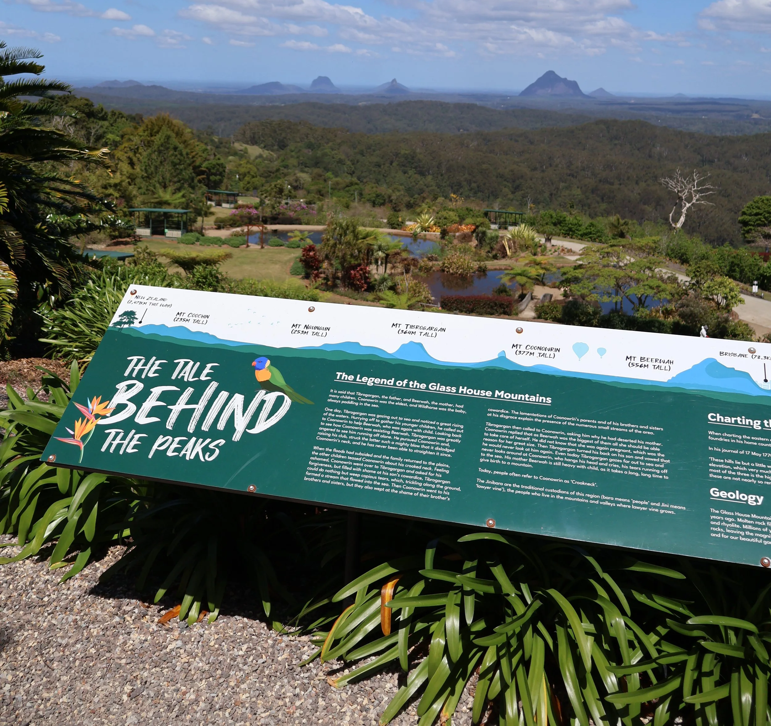 The Tale Behind the Peaks Signage