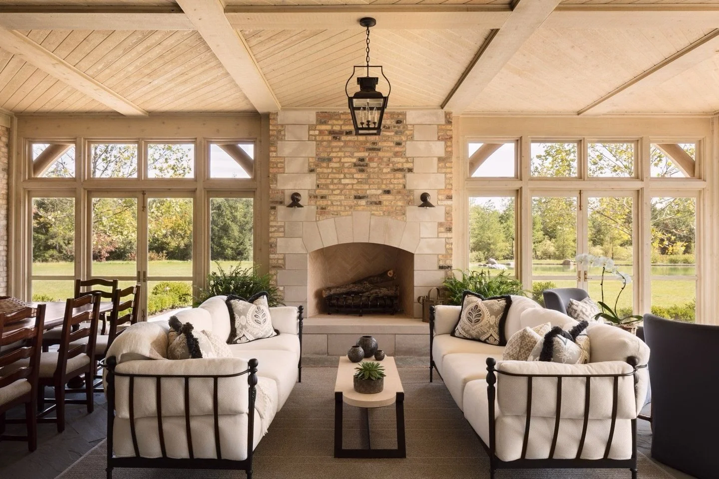 Symmetry, texture, and a fireplace that anchors the room. 

Becky Yager for Frank Ponterio Interior Design

#luxuryinteriors #interiordesign #quietluxury