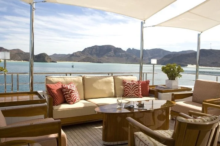 From open-air lounges to quiet, layered staterooms, every detail of this project with Tom Stringer Design Partners was crafted to feel effortless at sea. 

#luxuryinteriors #interiordesign #quietluxury