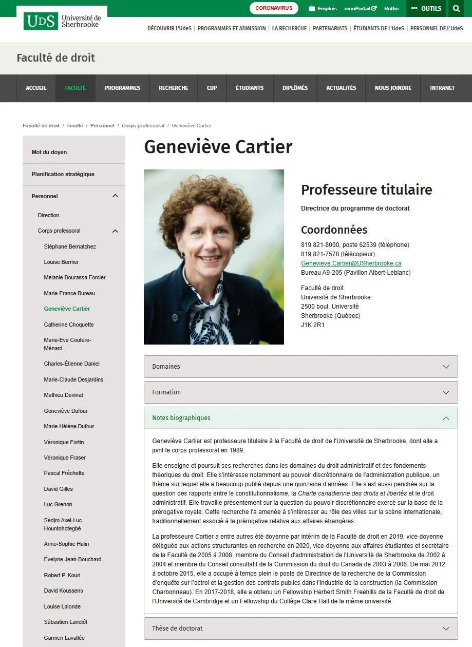 Geneviève Cartier - directrice programme doctorat 4 octobre 2022.JPG
