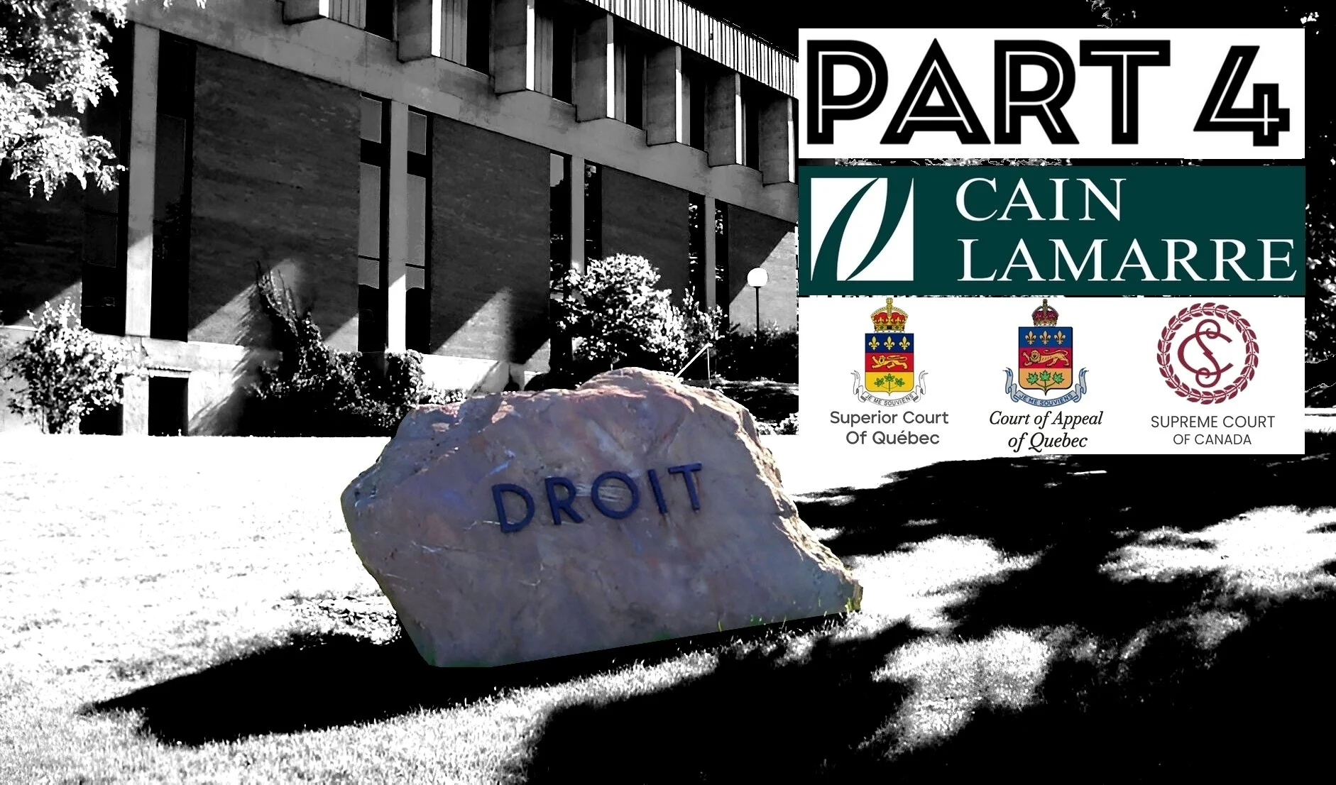 The case of the disqualification of the law firm Cain Lamarre to defend the University of Sherbrooke, judged by a judge in conflict of interests : Martin F. Sheehan (Superior Court of Quebec) (Pt.4)