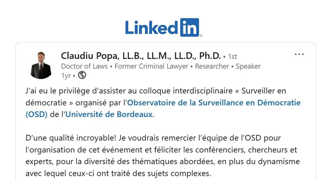 Le colloque interdisciplinaire “Surveiller en démocratie”