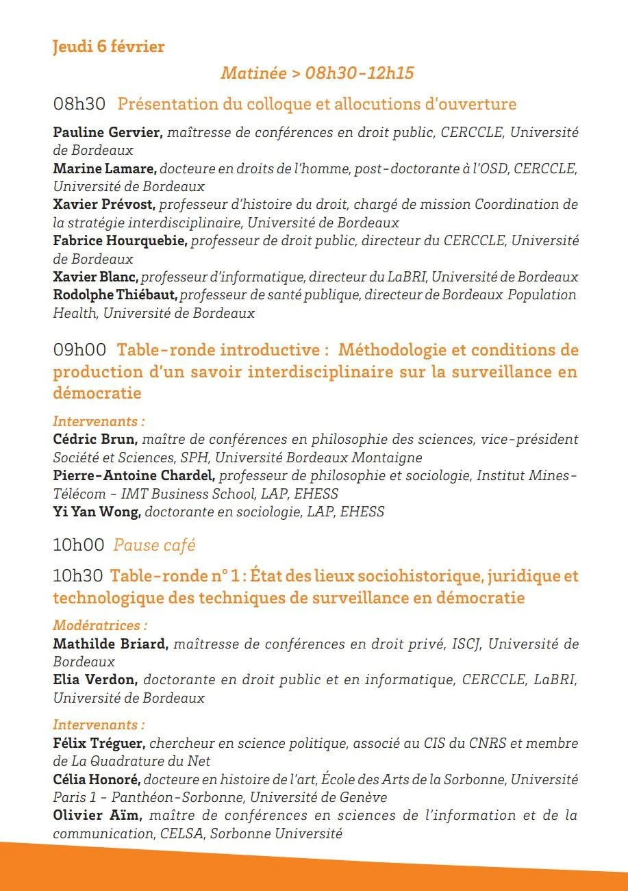 Colloque interdisciplinaire - Surveiller en démocratie - Bordeaux 2.JPG