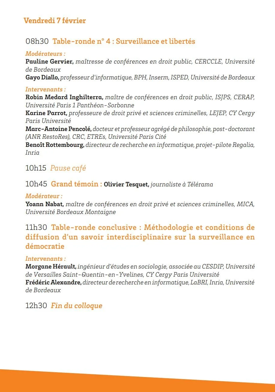 Colloque interdisciplinaire - Surveiller en démocratie - Bordeaux 4.JPG