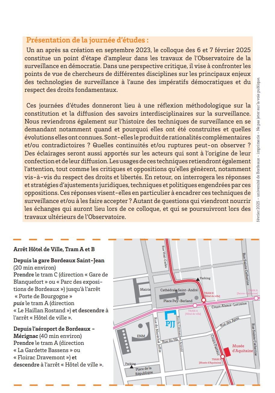 Colloque interdisciplinaire - Surveiller en démocratie - Bordeaux 5.JPG