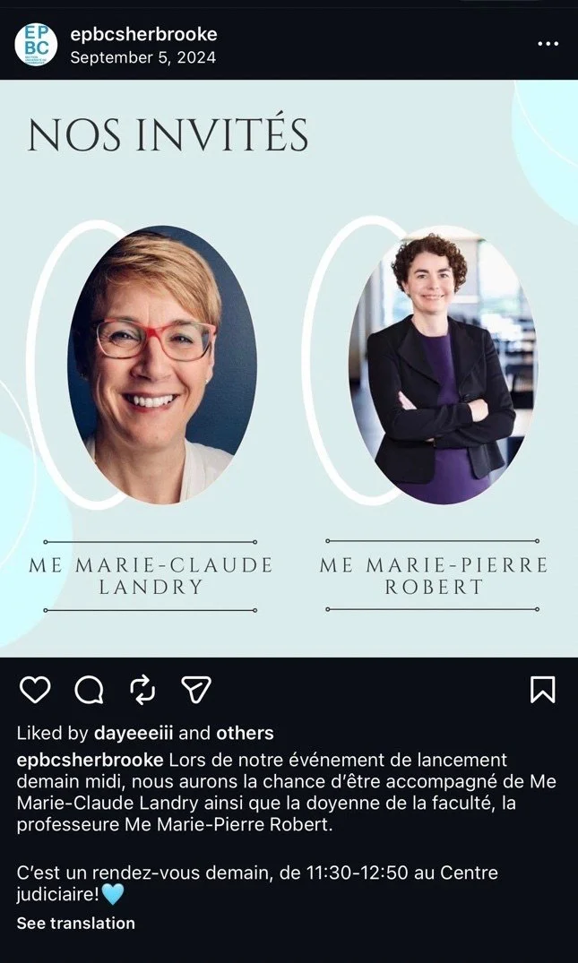 Marie-Pierre Robert, Marie-Claude Landry
