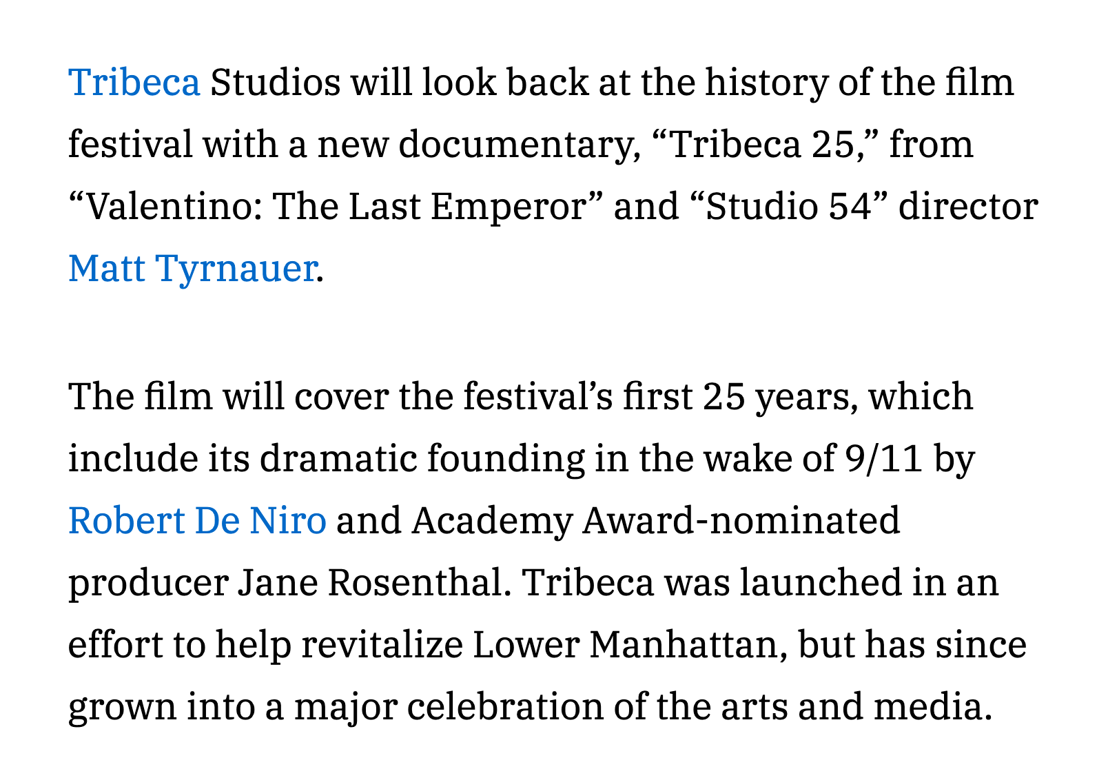 TRIBECA 25 Will Look At Festivals History_3.png