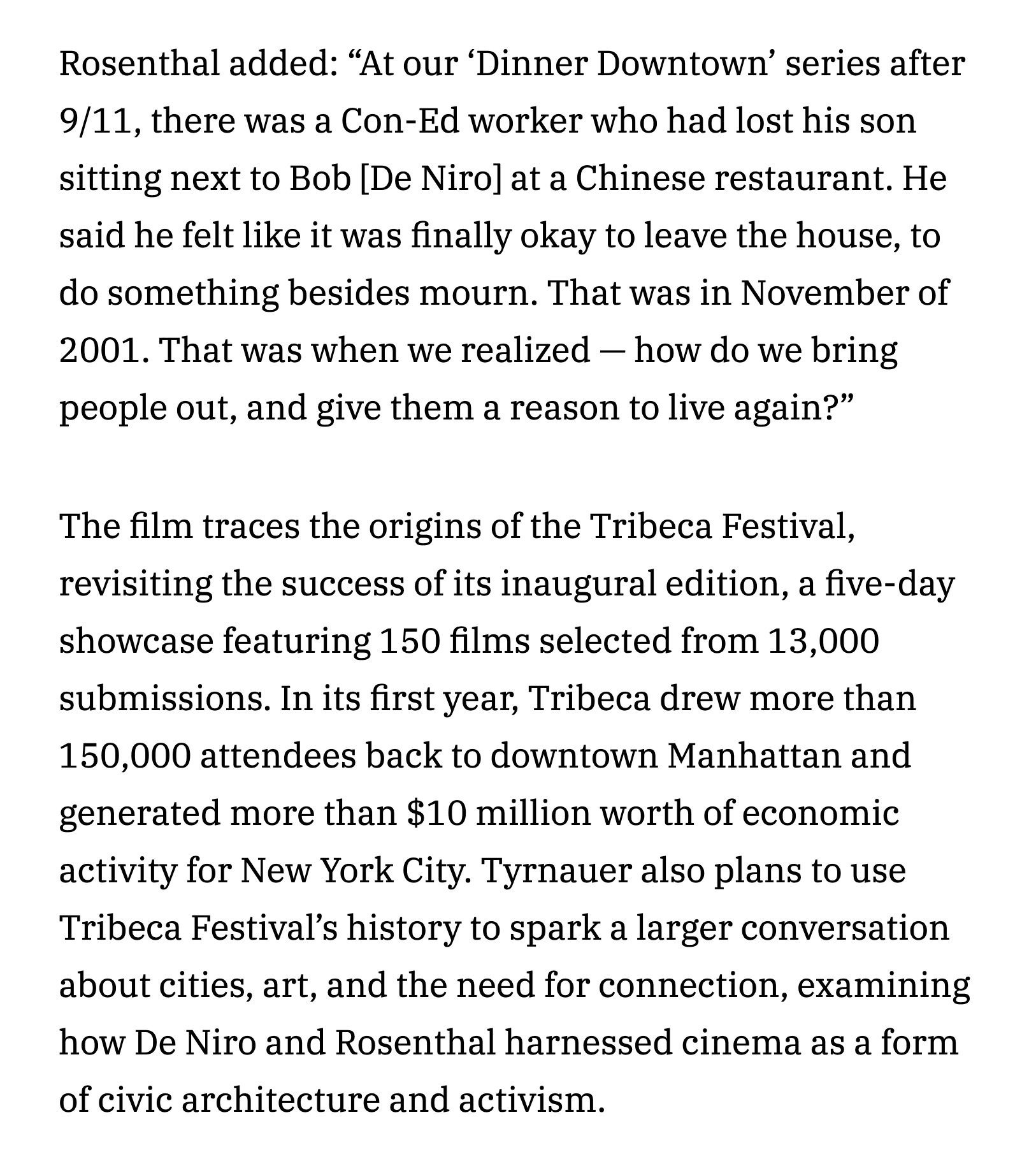TRIBECA 25 Will Look At Festivals History_5.png