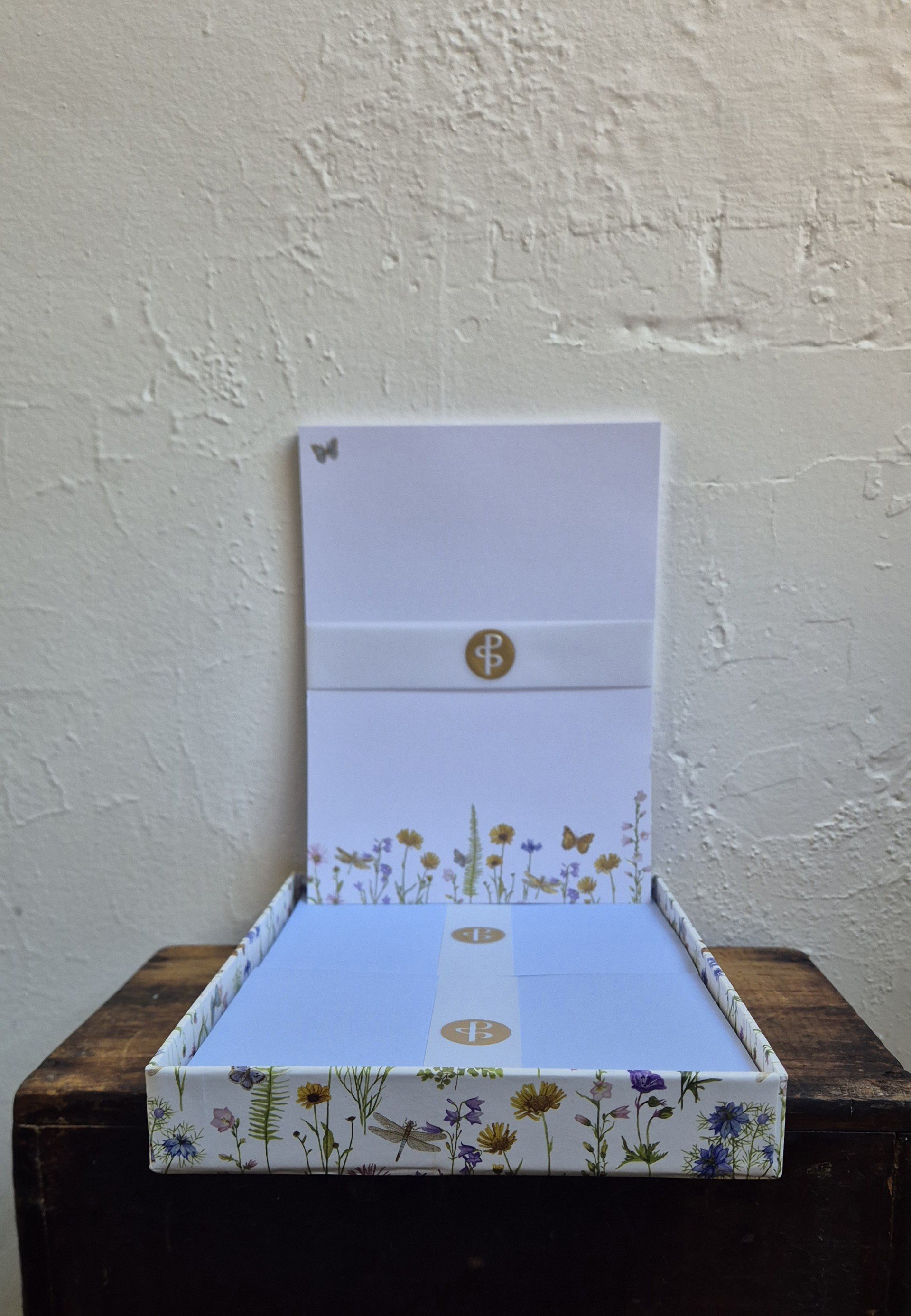 Letter Writing Set Wildflower Garden