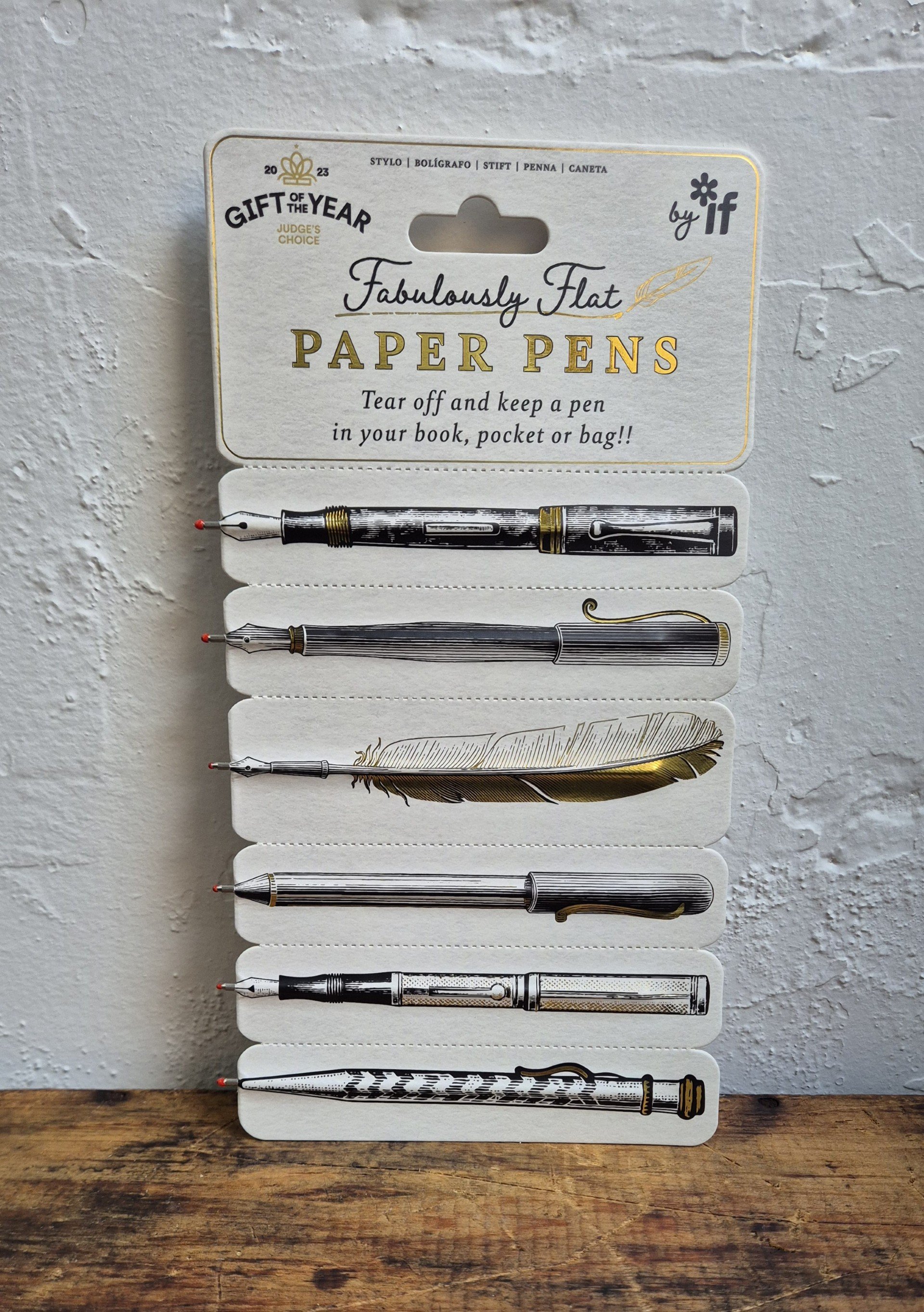 Fabulously Flat Paper Pens
