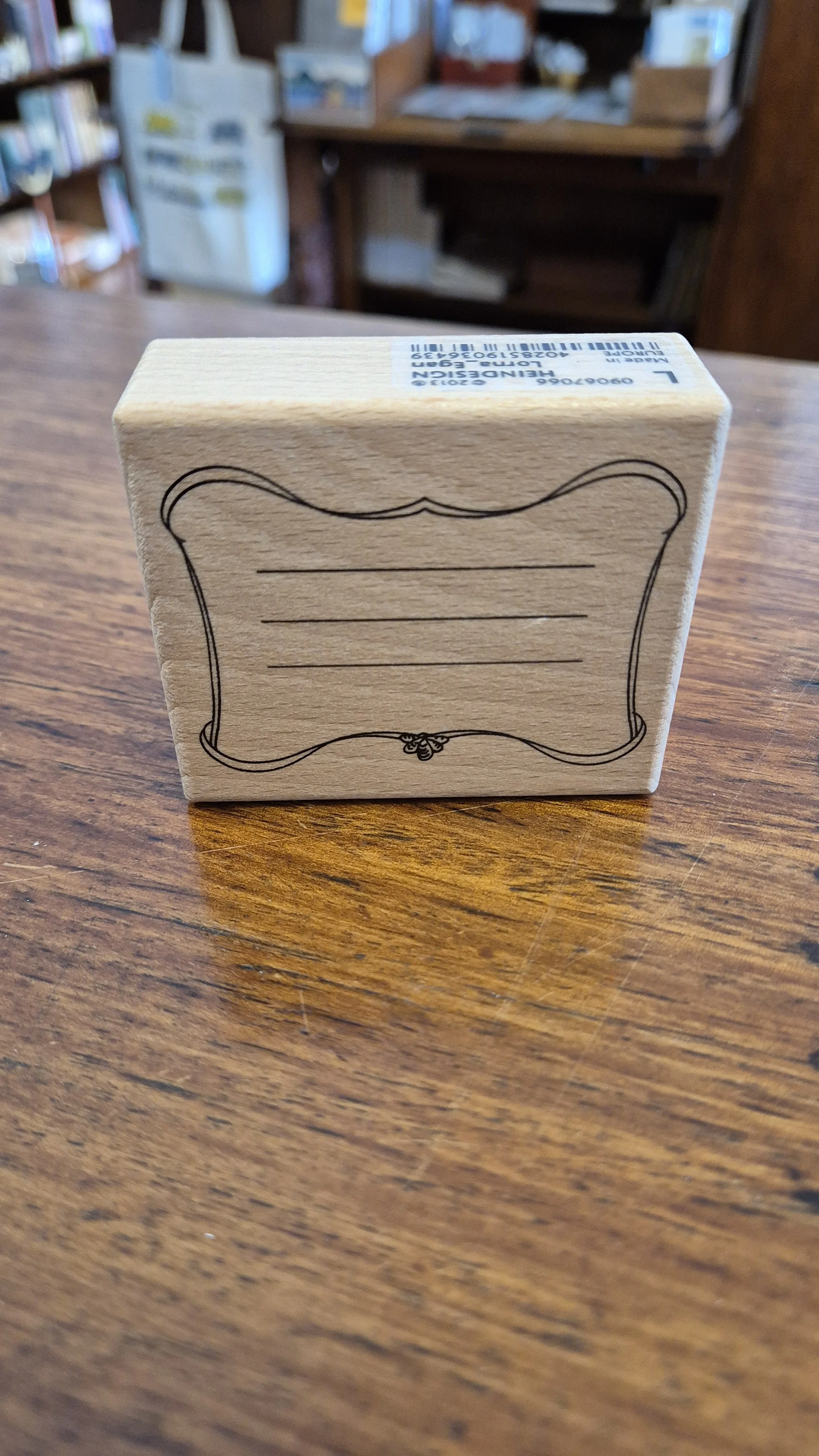 Ornament Label Stamp