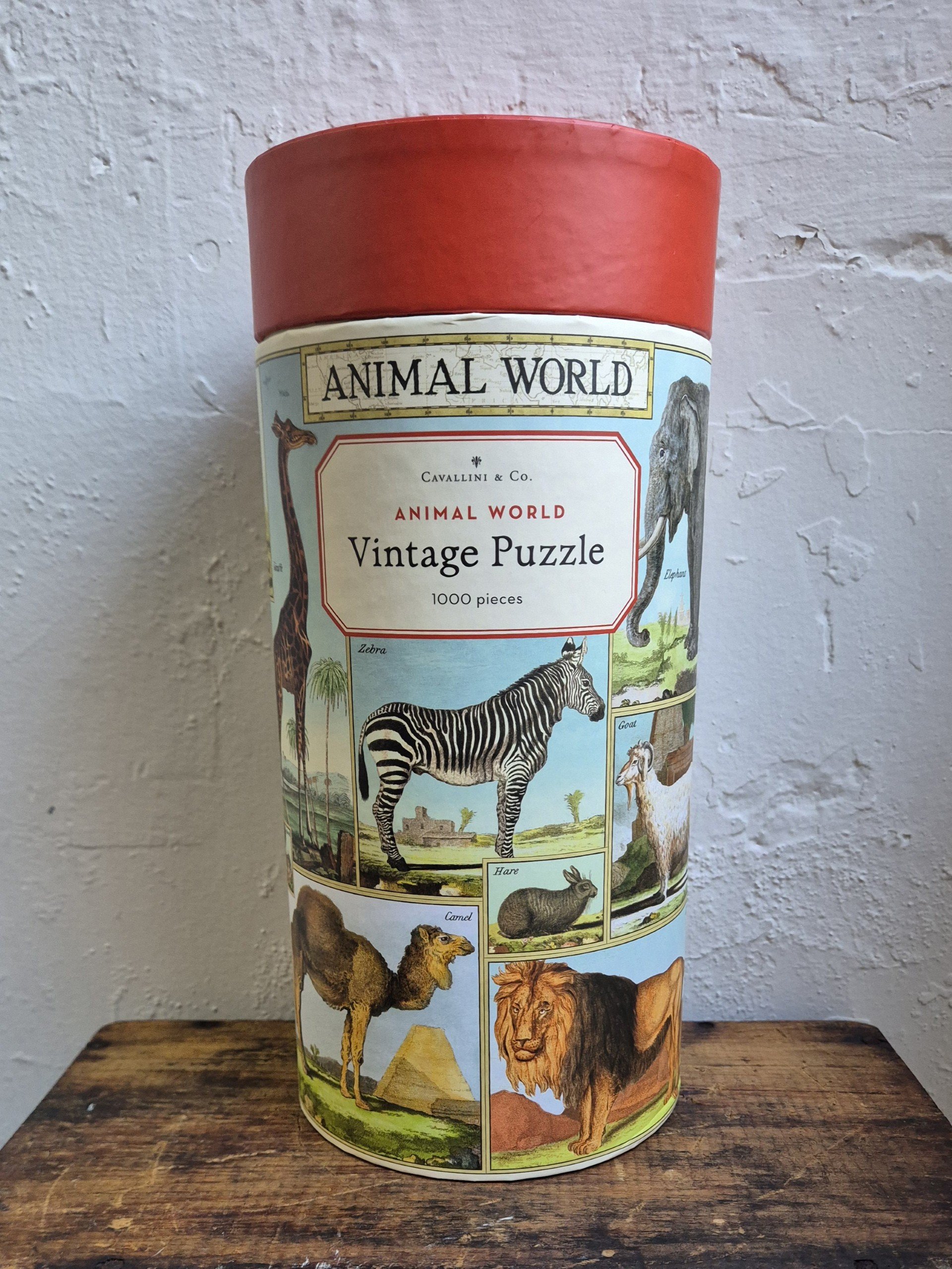 Animal World Vintage Puzzle