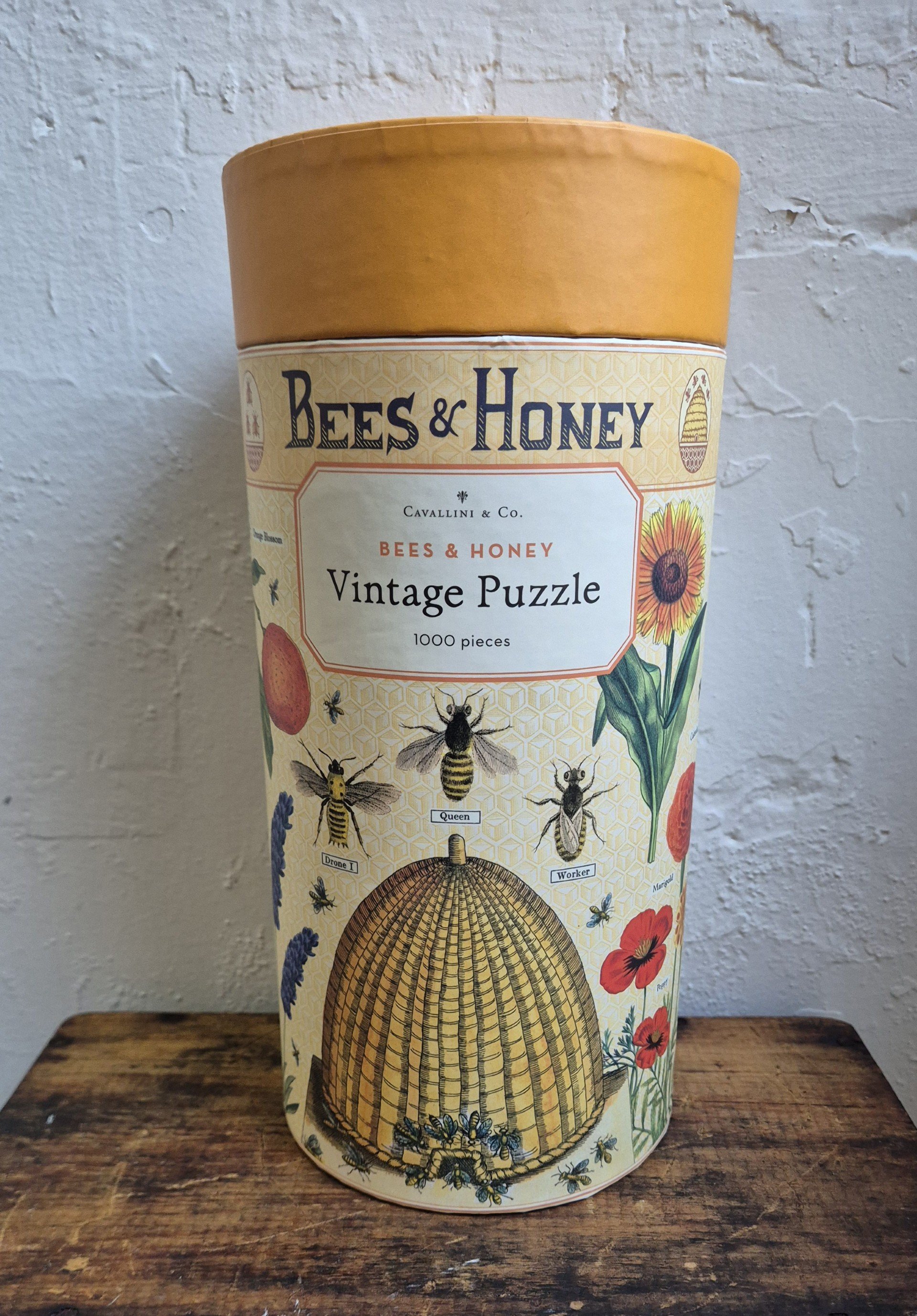 Bees & Honey Vintage Puzzle