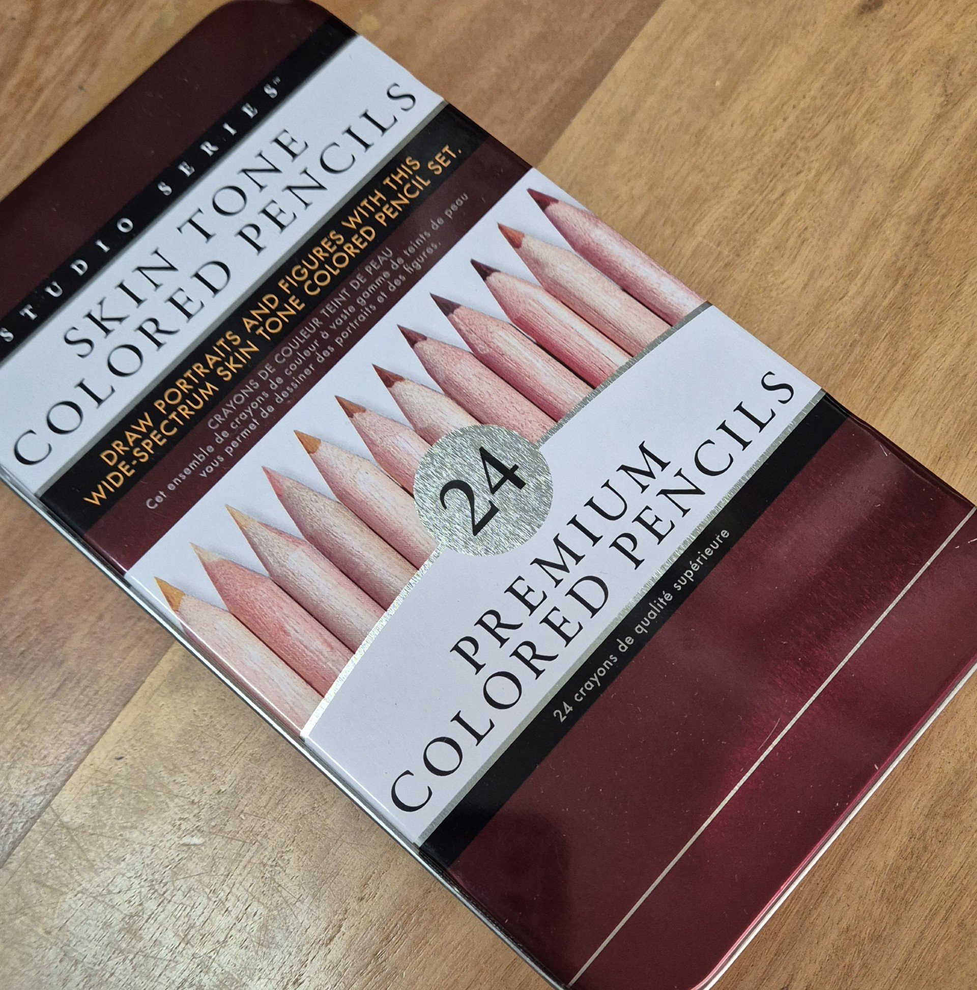 Skin Tone Coloured Pencils Set of 24