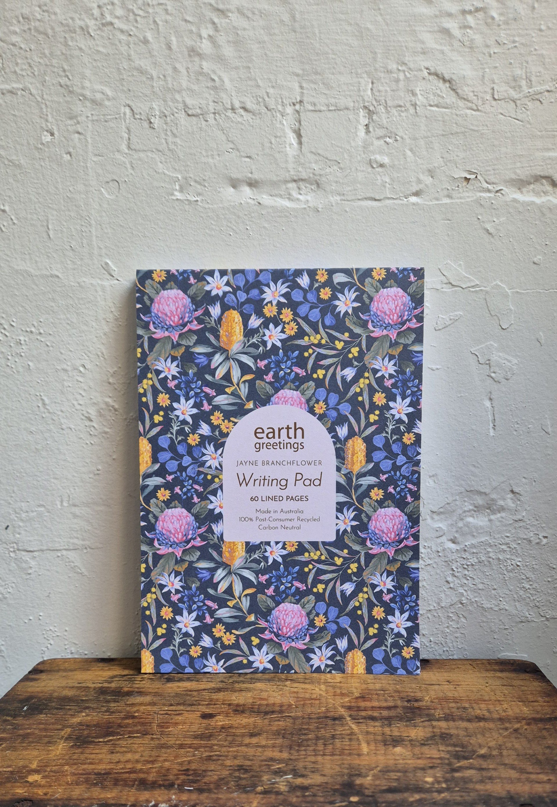 Earth Greetings Writing Pad - Bushwalk