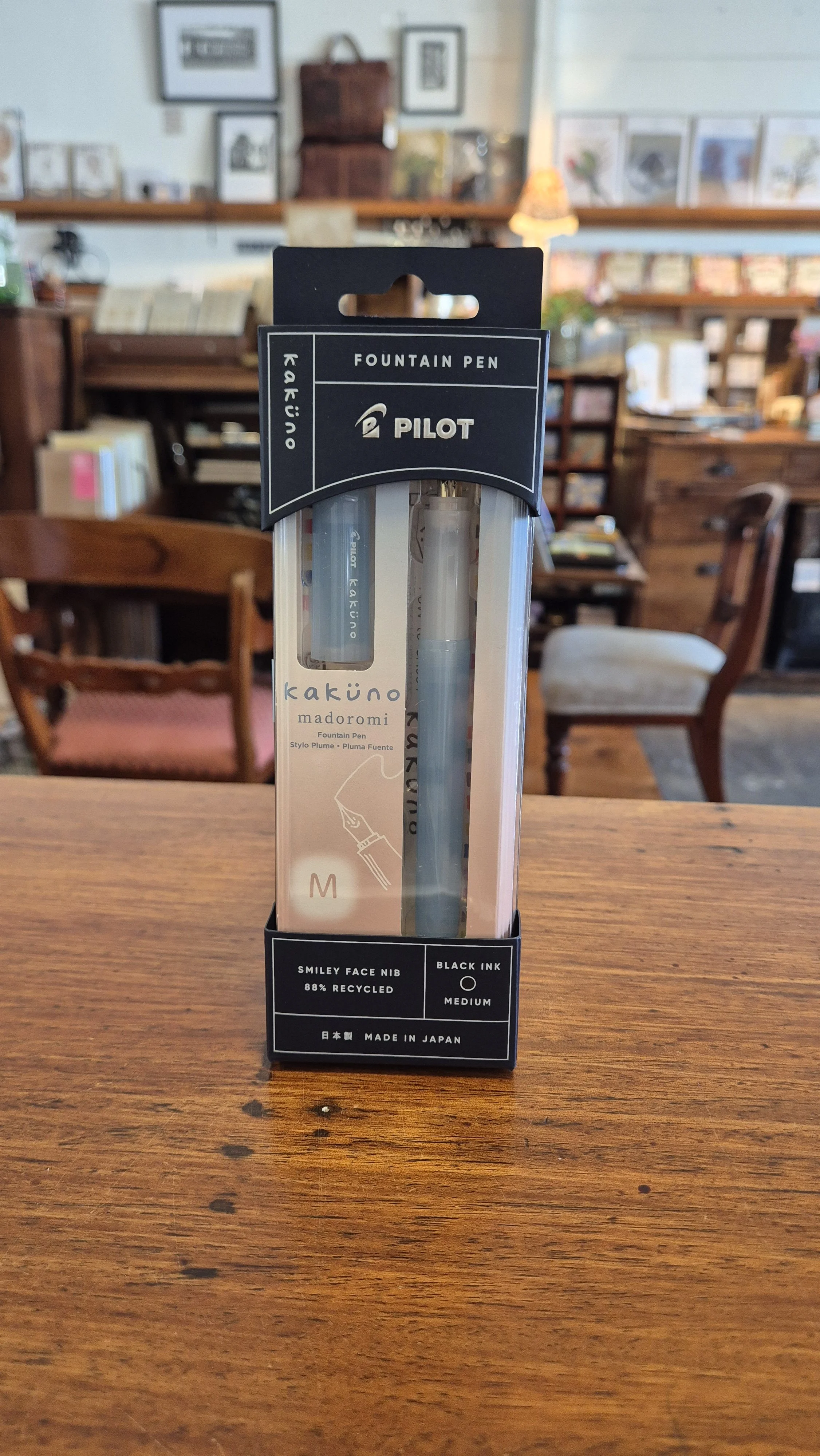 Pilot Kakuno Fountain Pen - Madoromi Light Blue Medium