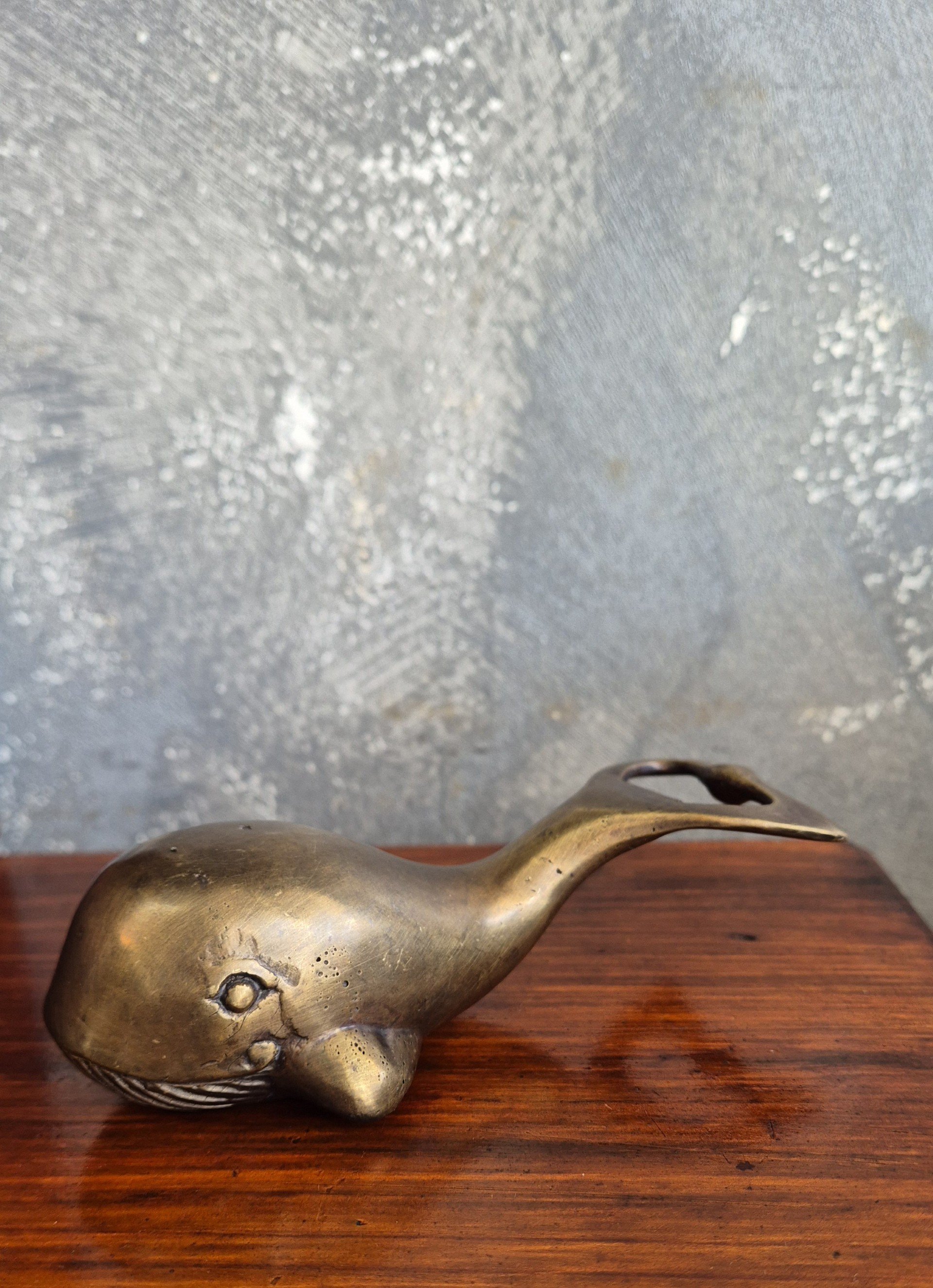 Brass Whale Bottle Opener
