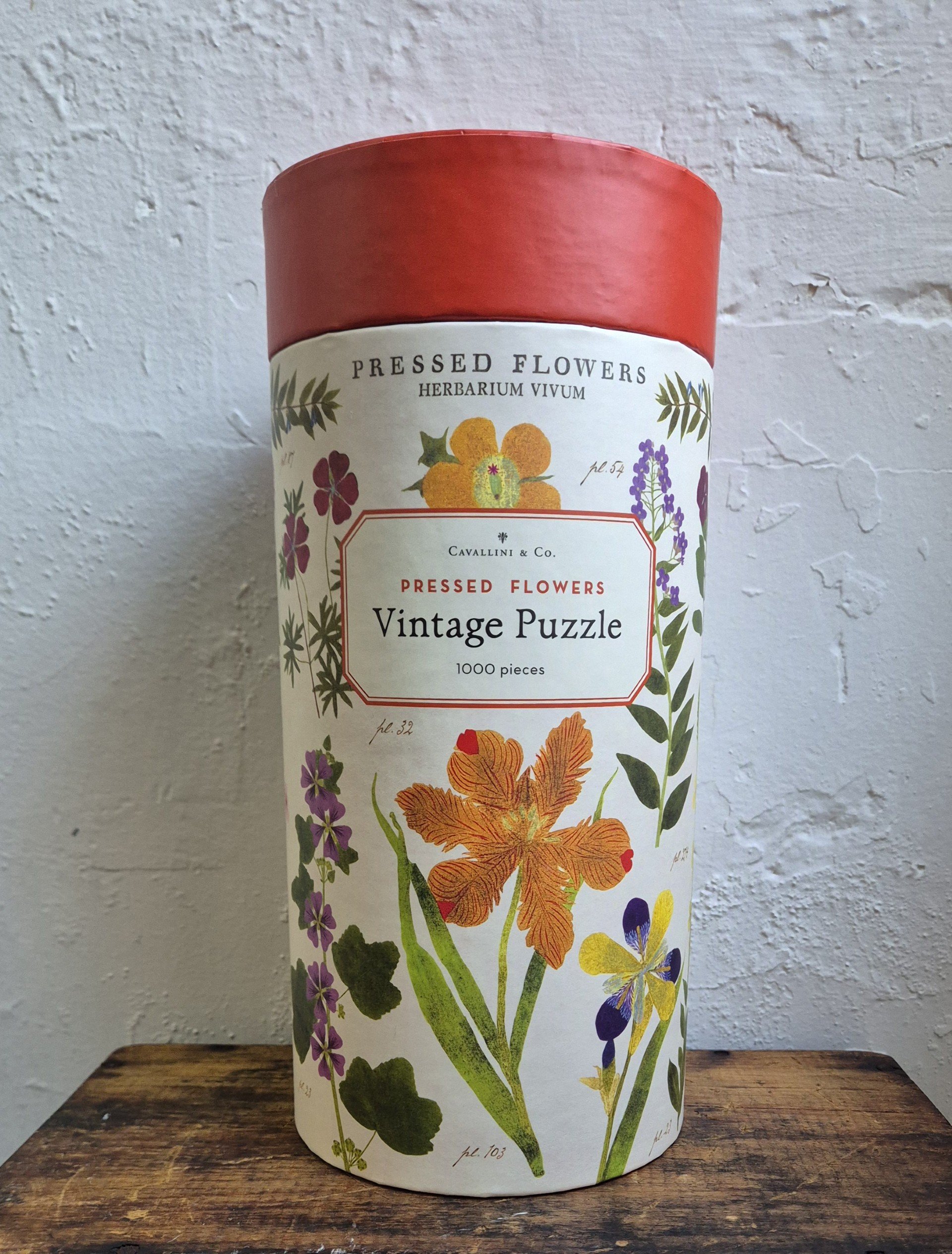 Pressed Flowers Vintage Puzzle