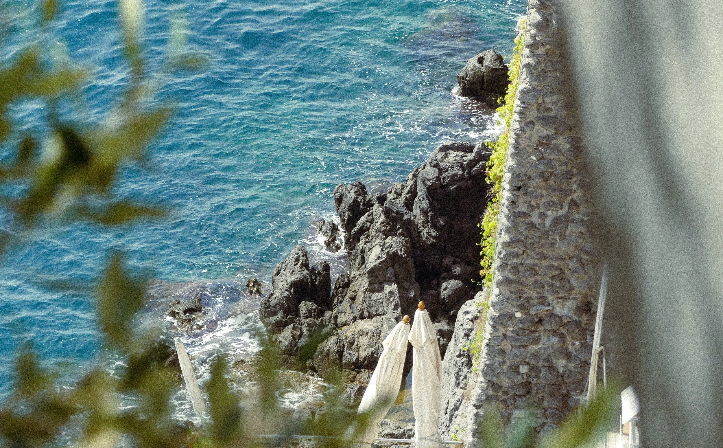 Coastal cafe in the Amalfi coast, Italy