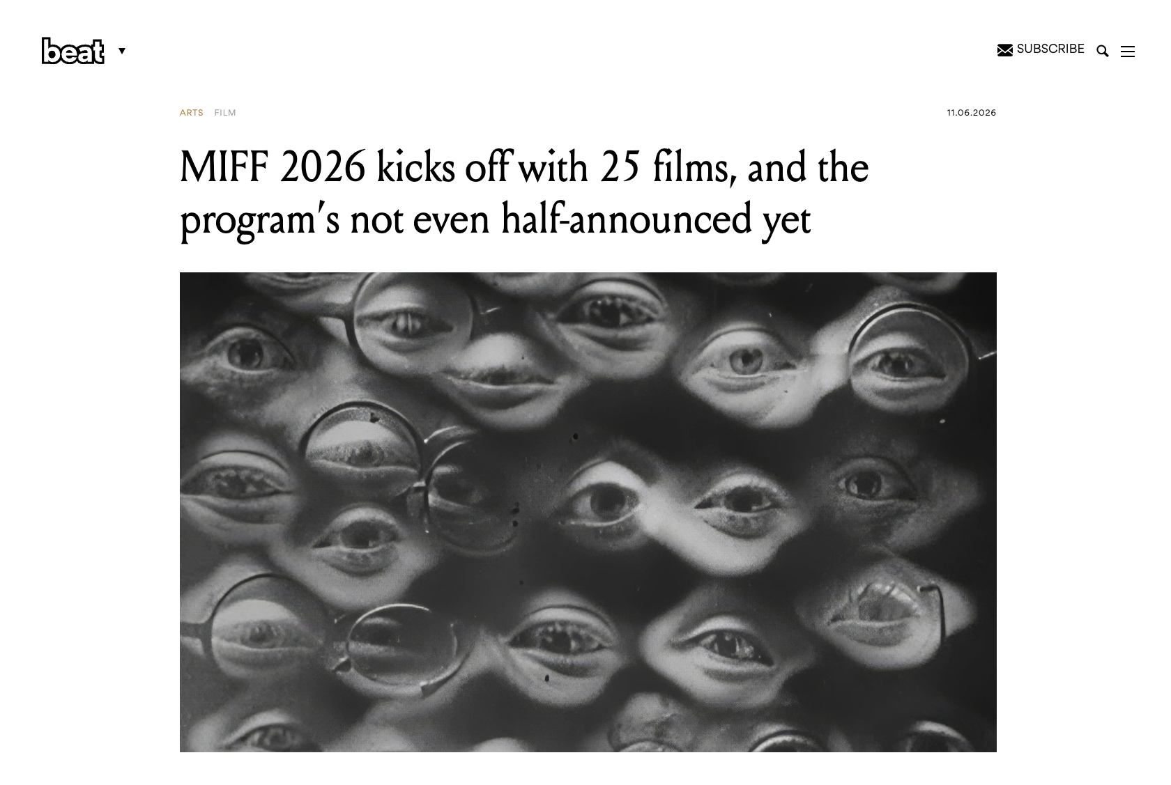 MIFF 2026 kicks off with 25 films, and the program’s not even half-announced yet