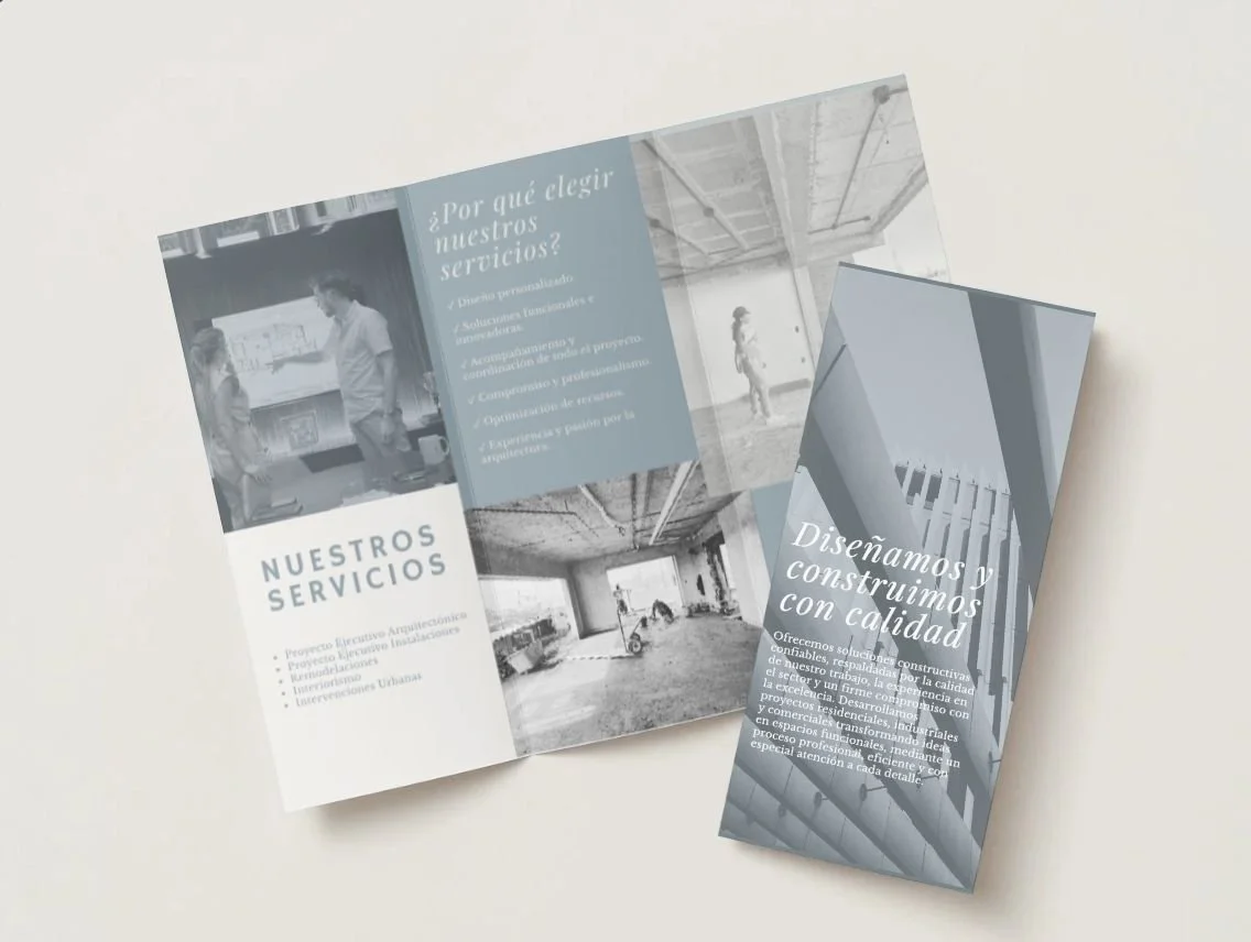 &iquest;Tienes un proyecto en mente o quieres renovar tu espacio? 👩🏻&zwj;💻✨👷🏻&zwj;♀️

En nuestro estudio de arquitectura dise&ntilde;amos y desarrollamos proyectos que combinan funcionalidad, est&eacute;tica y calidad. Desde remodelaciones hasta