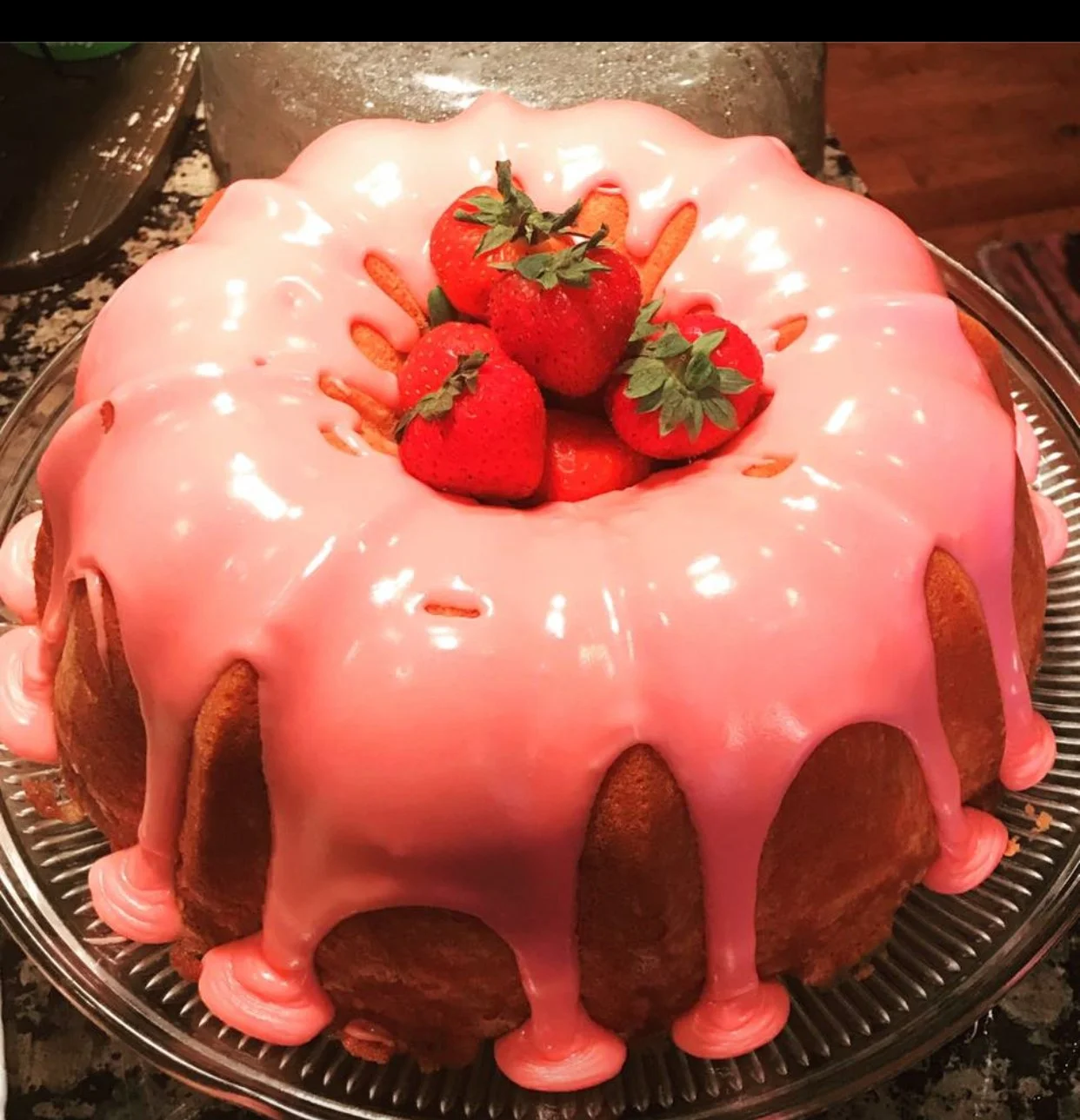 Strawberry Pound Cake